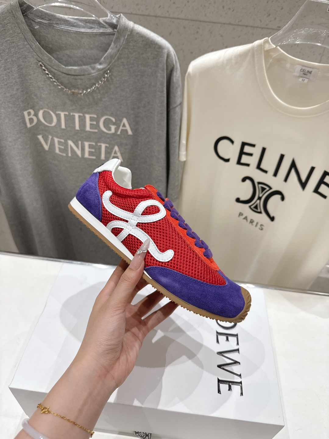 高版本出厂 网面 男码+10 LOEWE罗意威二代Ballet Runner升级2.0给足界一些震撼，2