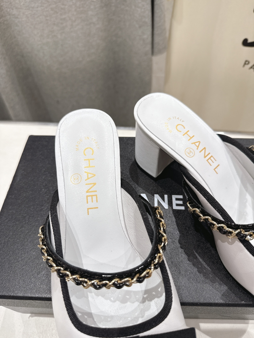 高版本出厂  chanel*香奈儿F016 小香2026ss夏季新款高跟拖鞋🆕时尚百搭系列～深受各界美女
