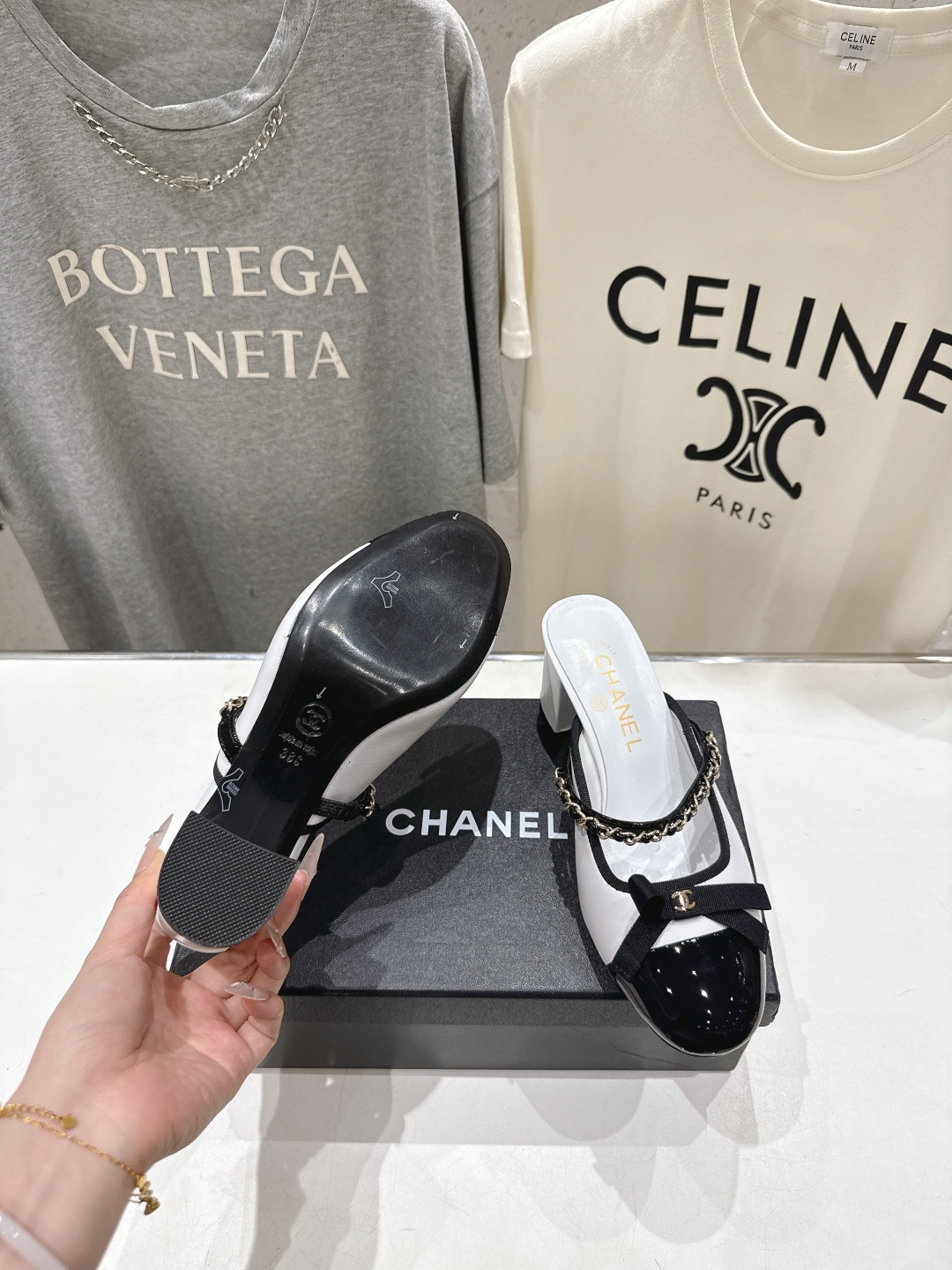 高版本出厂  chanel*香奈儿F016 小香2026ss夏季新款高跟拖鞋🆕时尚百搭系列～深受各界美女