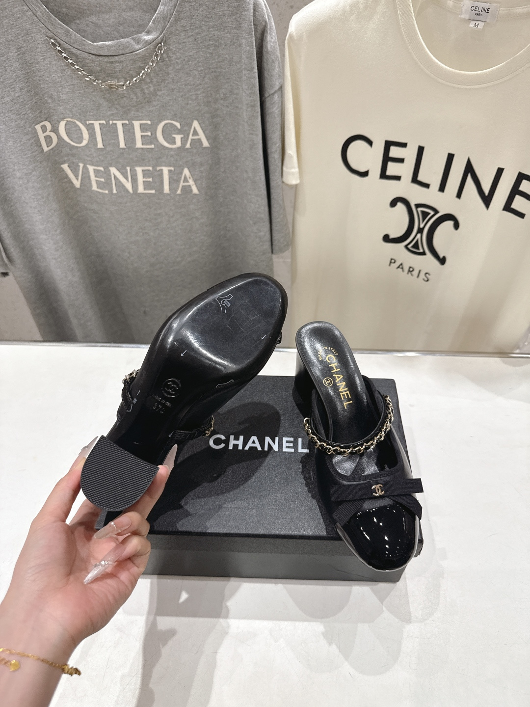 高版本出厂  chanel*香奈儿F016 小香2026ss夏季新款高跟拖鞋🆕时尚百搭系列～深受各界美女
