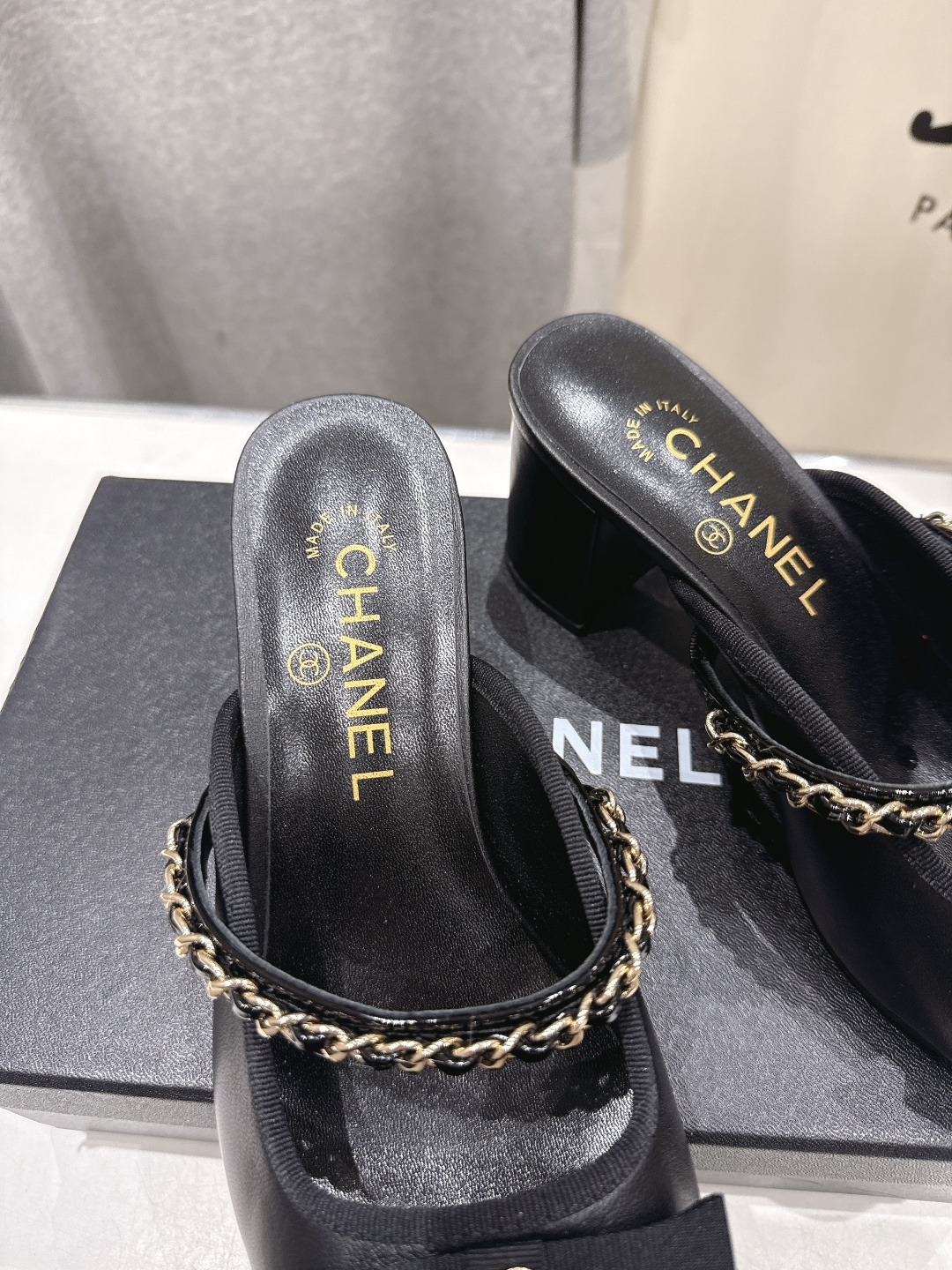 高版本出厂  chanel*香奈儿F016 小香2026ss夏季新款高跟拖鞋🆕时尚百搭系列～深受各界美女