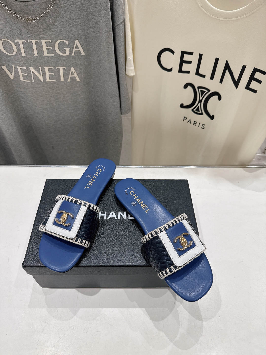 高版本出厂  CHANEL*香奈儿F016 小香2026/𝐒𝐒 𝐧𝐞𝐰夏季新品编织平底拖鞋这一季的拖鞋简
