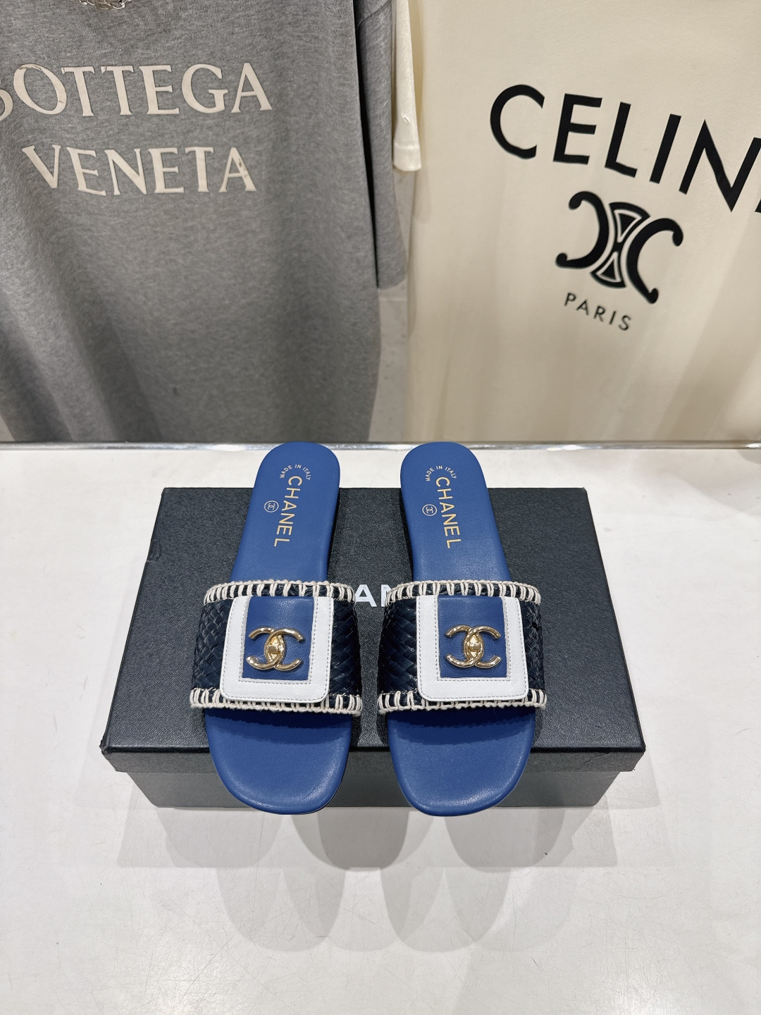 高版本出厂  CHANEL*香奈儿F016 小香2026/𝐒𝐒 𝐧𝐞𝐰夏季新品编织平底拖鞋这一季的拖鞋简
