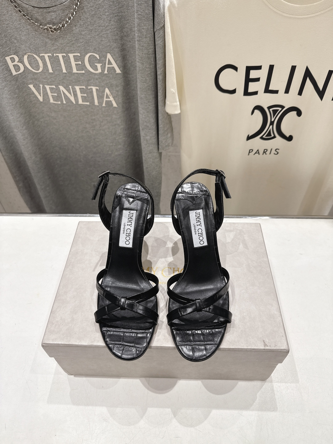 高版本出厂  JIMMY CHOO*｜JC/吉米周2026ss新款简约仙女风高跟鞋凉鞋原版套楦，完美的线