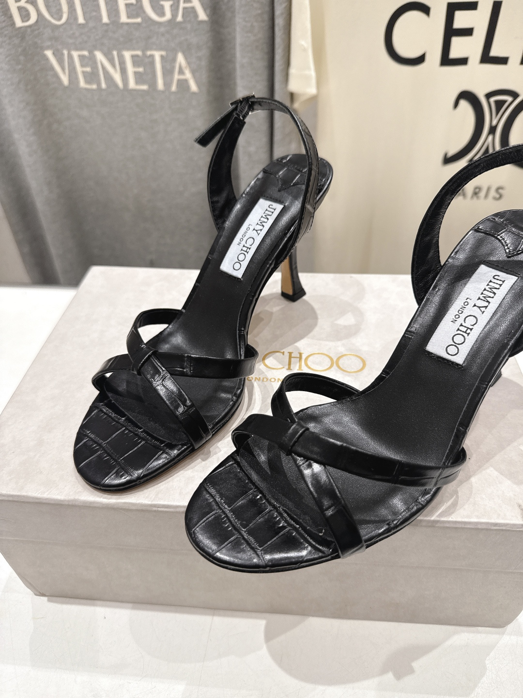 高版本出厂  JIMMY CHOO*｜JC/吉米周2026ss新款简约仙女风高跟鞋凉鞋原版套楦，完美的线