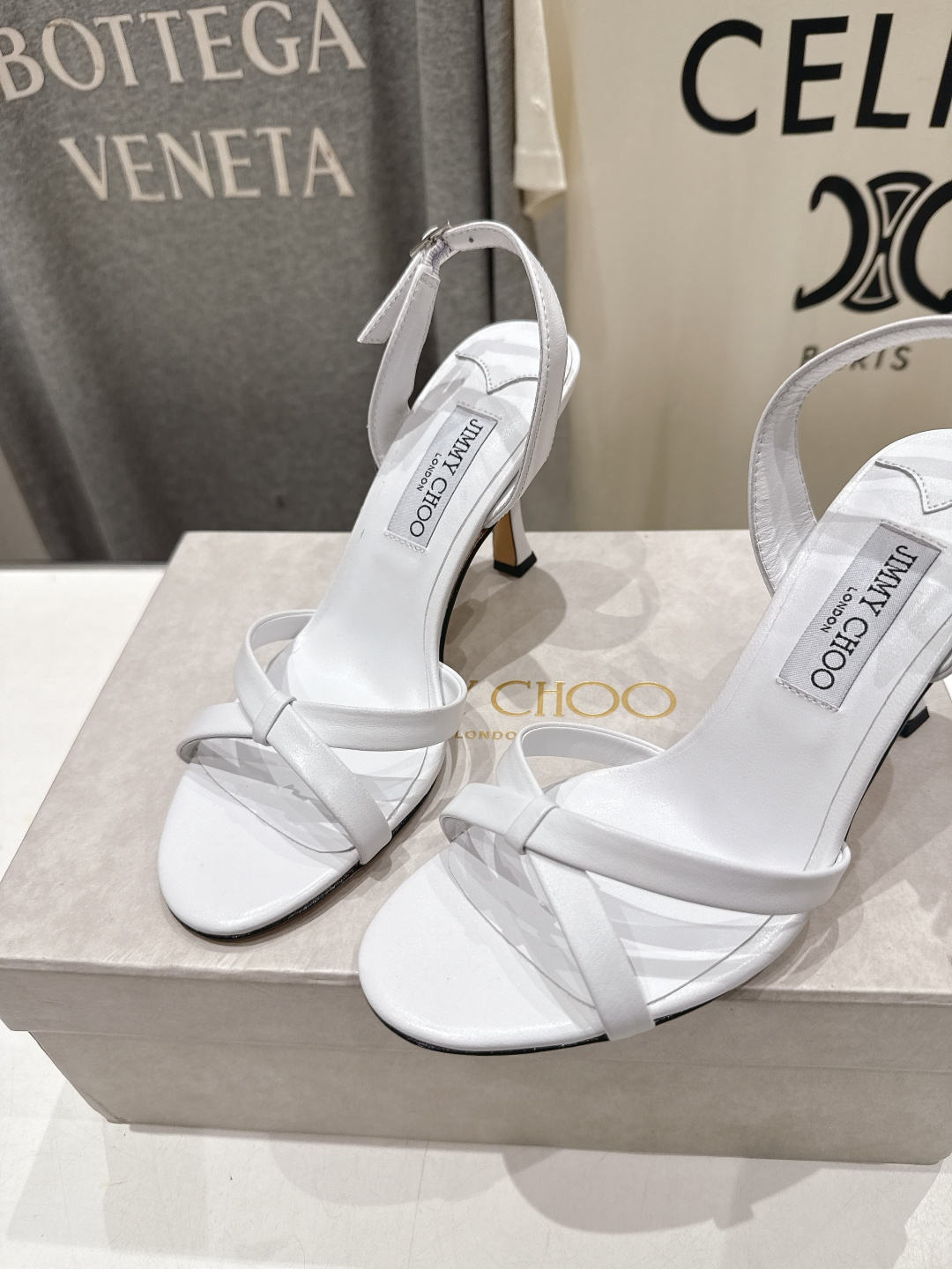 高版本出厂  JIMMY CHOO*｜JC/吉米周2026ss新款简约仙女风高跟鞋凉鞋原版套楦，完美的线
