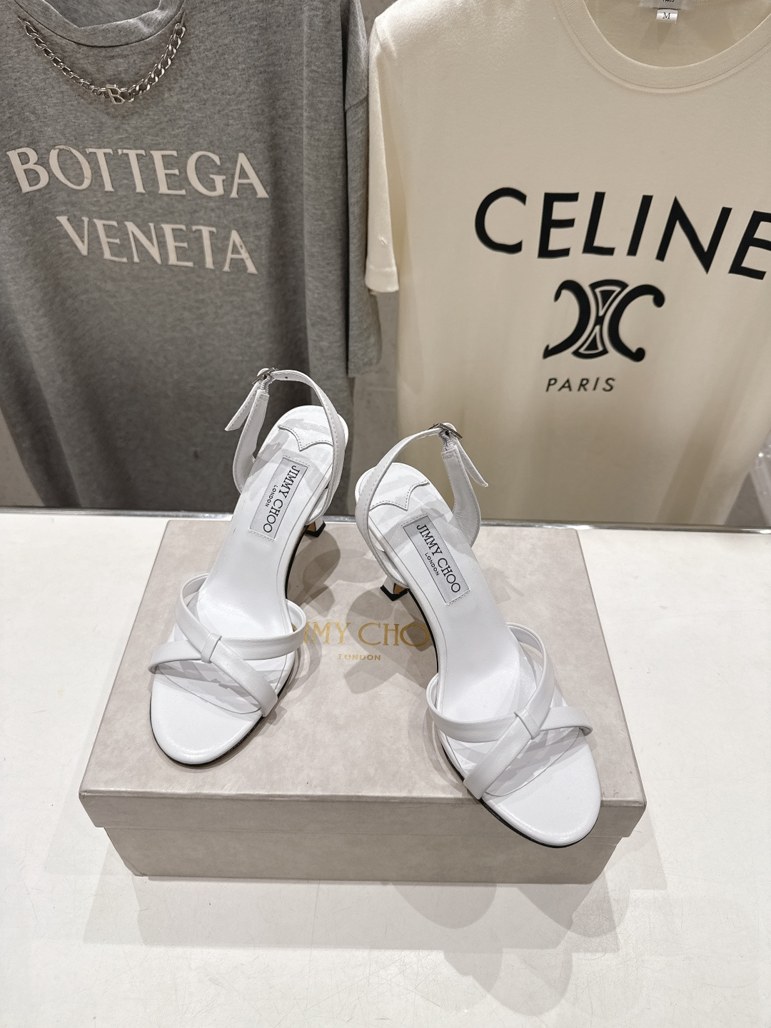 高版本出厂  JIMMY CHOO*｜JC/吉米周2026ss新款简约仙女风高跟鞋凉鞋原版套楦，完美的线