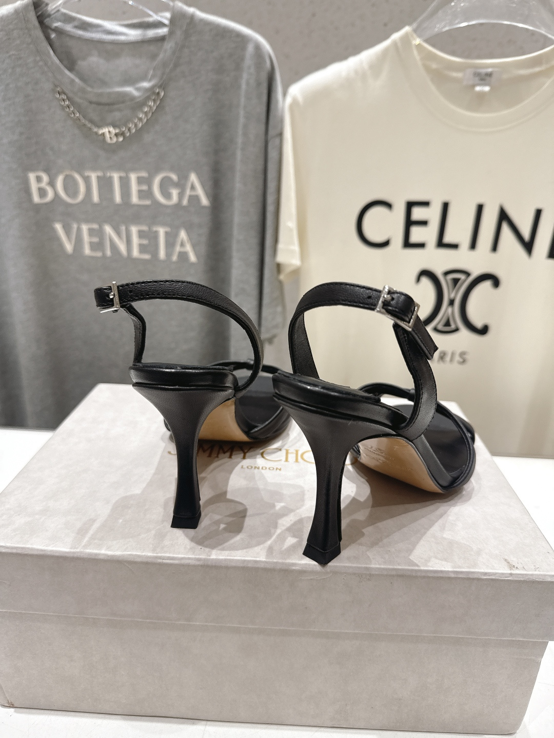 高版本出厂  JIMMY CHOO*｜JC/吉米周2026ss新款简约仙女风高跟鞋凉鞋原版套楦，完美的线