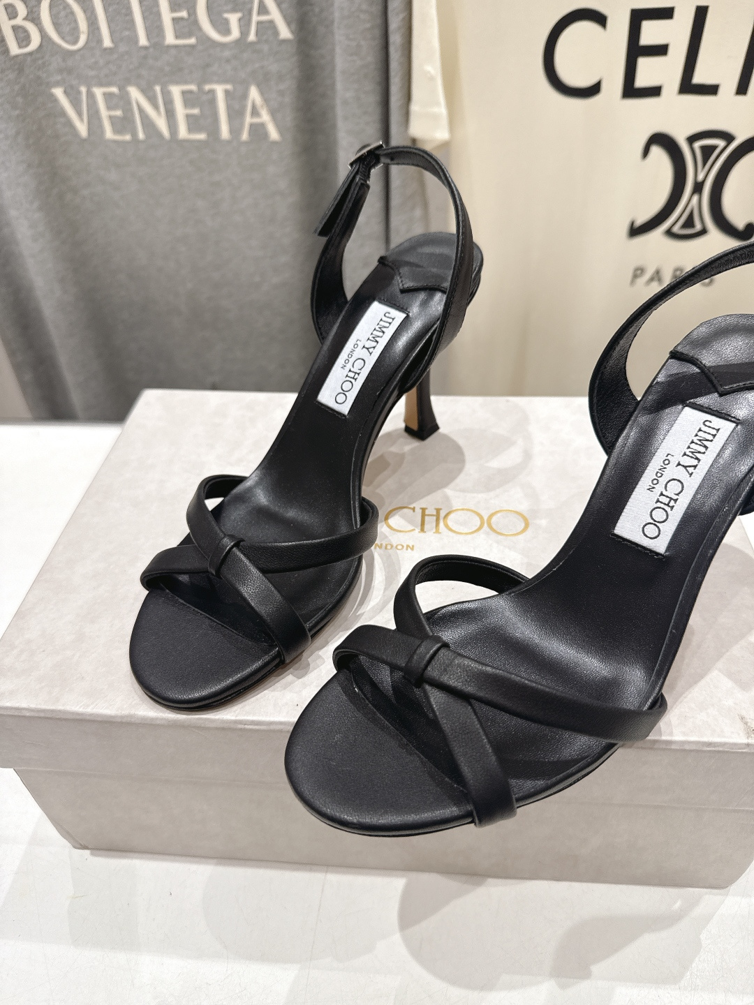 高版本出厂  JIMMY CHOO*｜JC/吉米周2026ss新款简约仙女风高跟鞋凉鞋原版套楦，完美的线