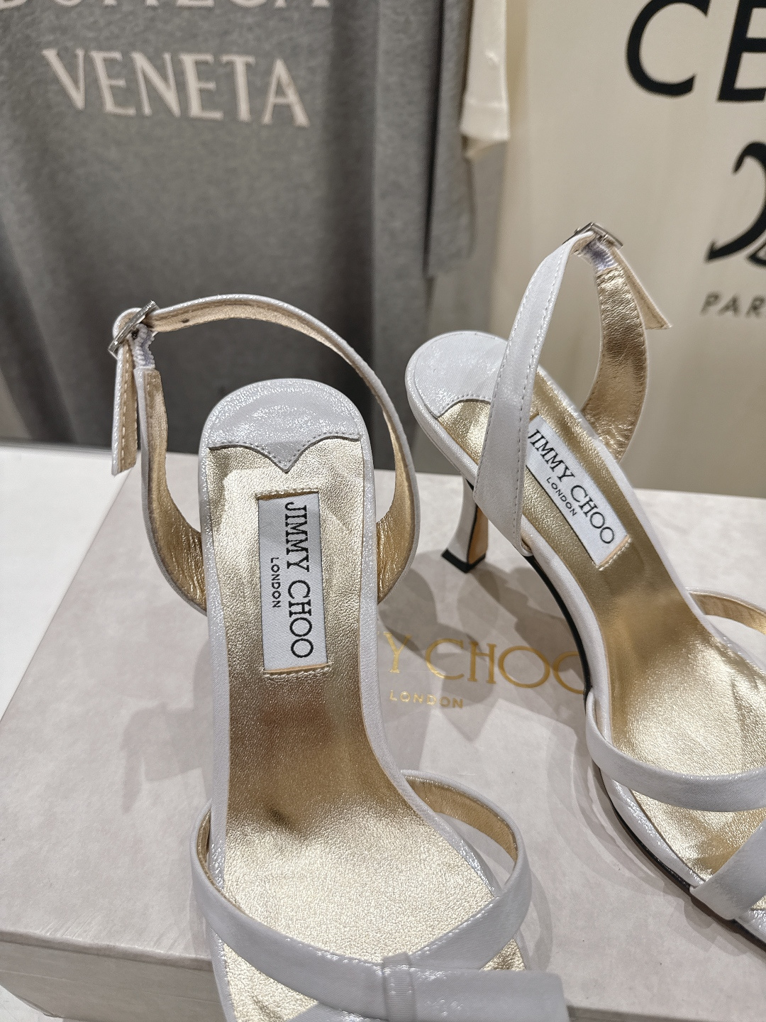 高版本出厂  JIMMY CHOO*｜JC/吉米周2026ss新款简约仙女风高跟鞋凉鞋原版套楦，完美的线