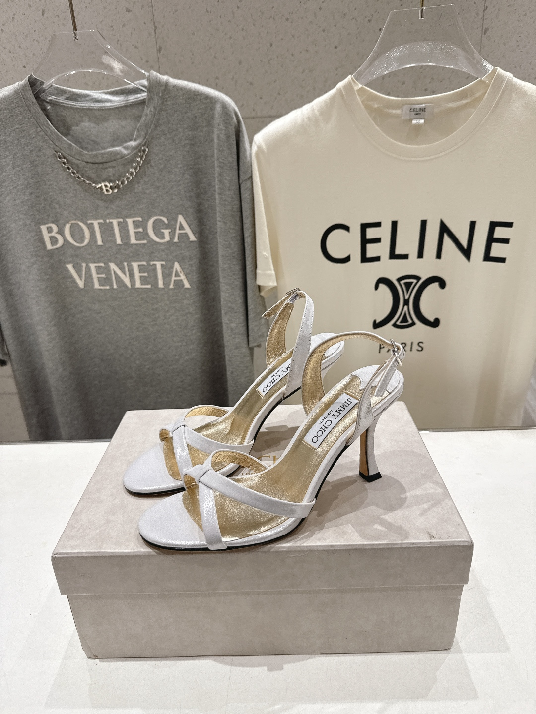 高版本出厂  JIMMY CHOO*｜JC/吉米周2026ss新款简约仙女风高跟鞋凉鞋原版套楦，完美的线