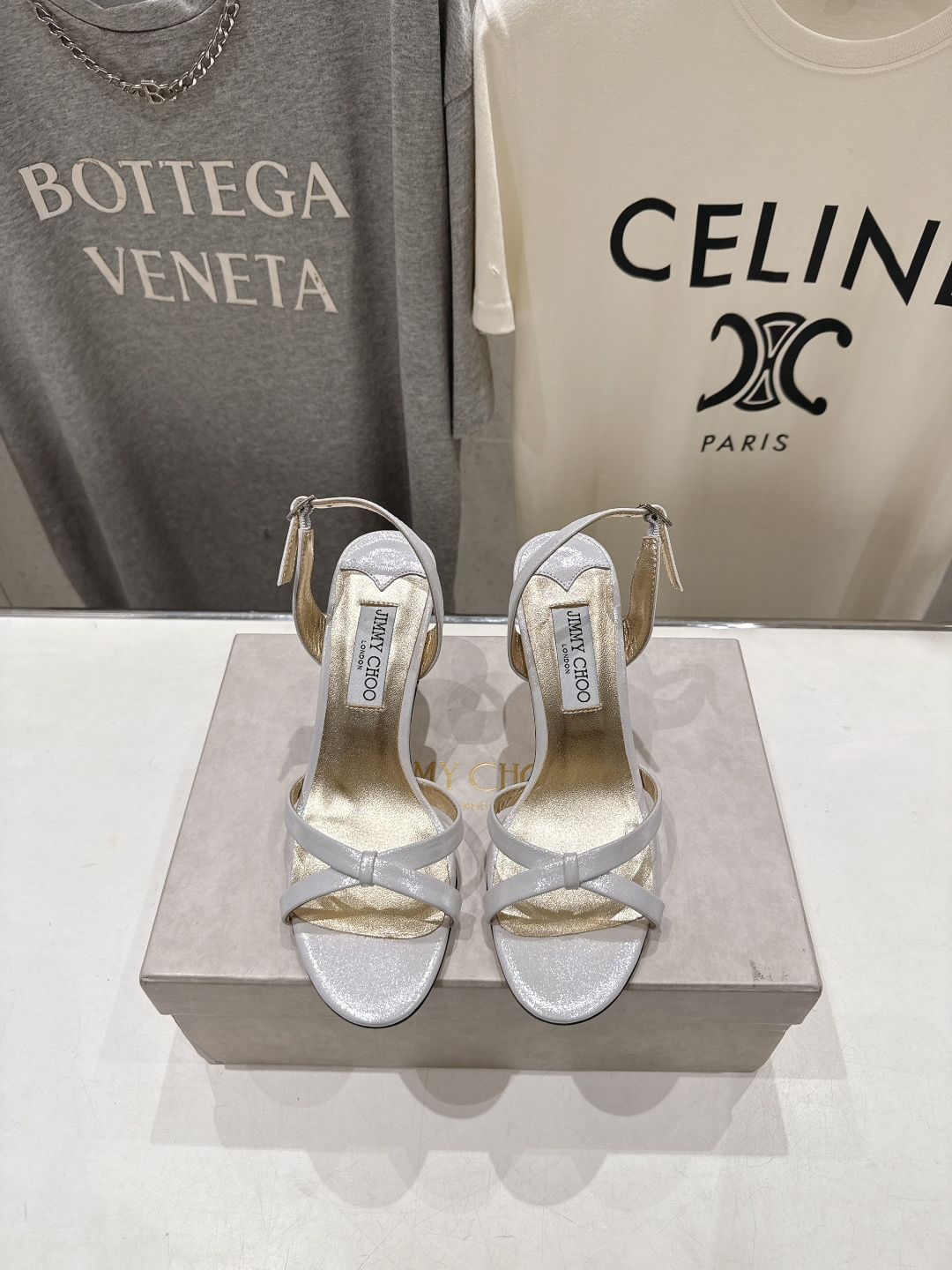 高版本出厂  JIMMY CHOO*｜JC/吉米周2026ss新款简约仙女风高跟鞋凉鞋原版套楦，完美的线
