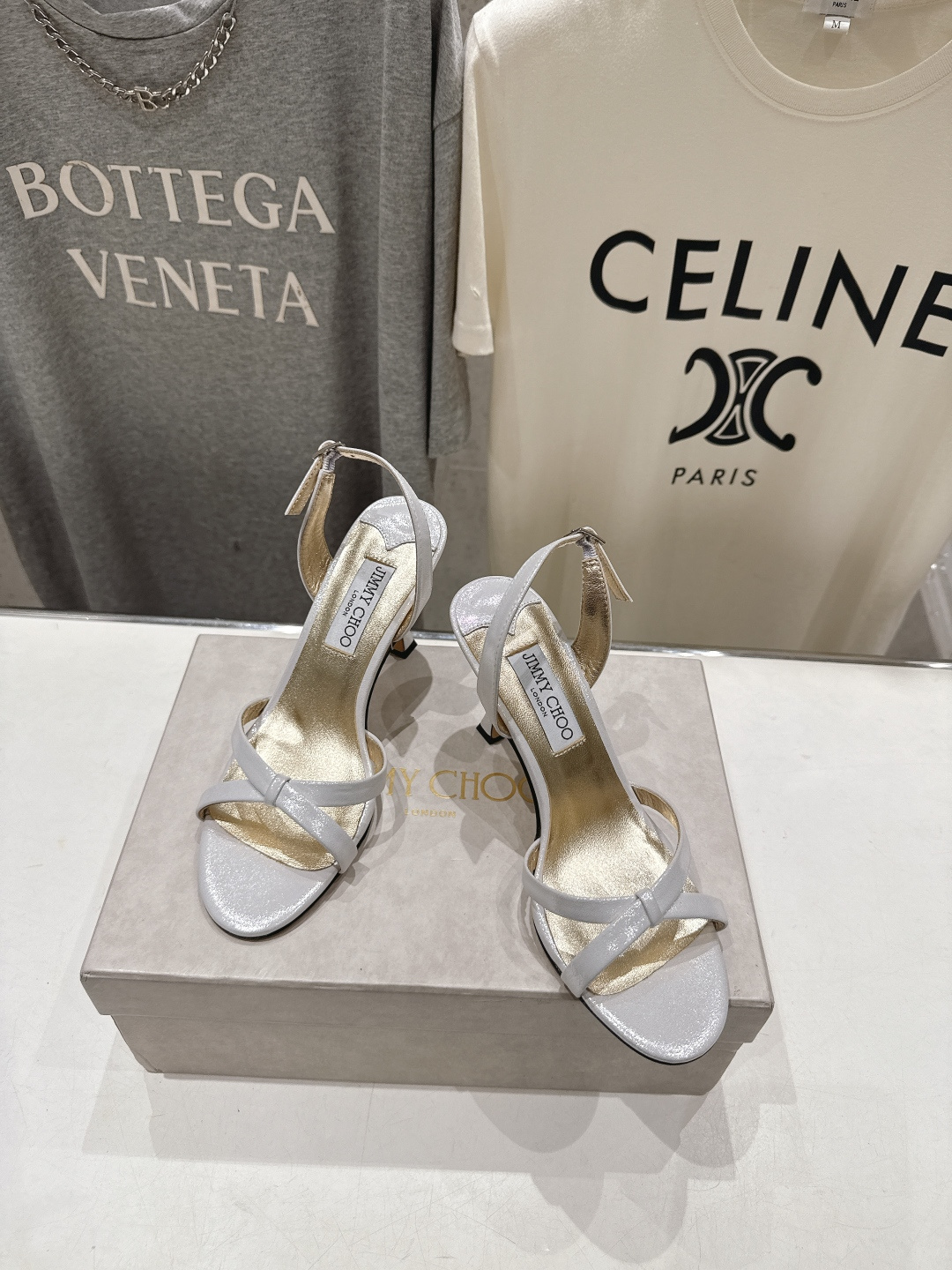 高版本出厂  JIMMY CHOO*｜JC/吉米周2026ss新款简约仙女风高跟鞋凉鞋原版套楦，完美的线