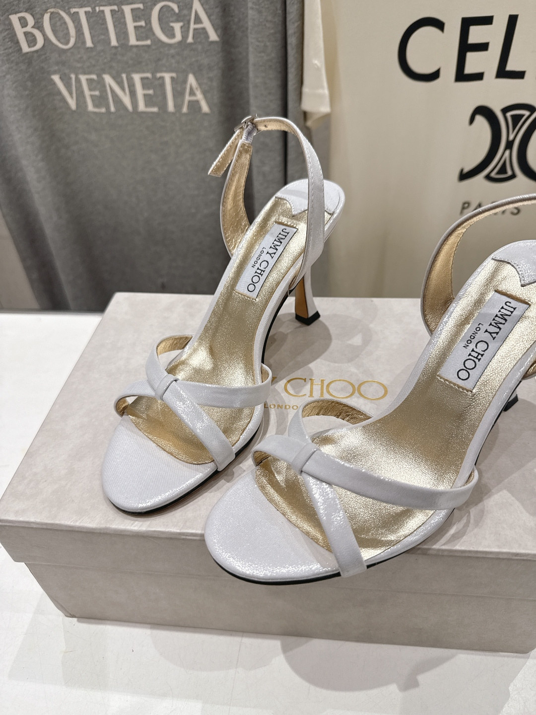 高版本出厂  JIMMY CHOO*｜JC/吉米周2026ss新款简约仙女风高跟鞋凉鞋原版套楦，完美的线