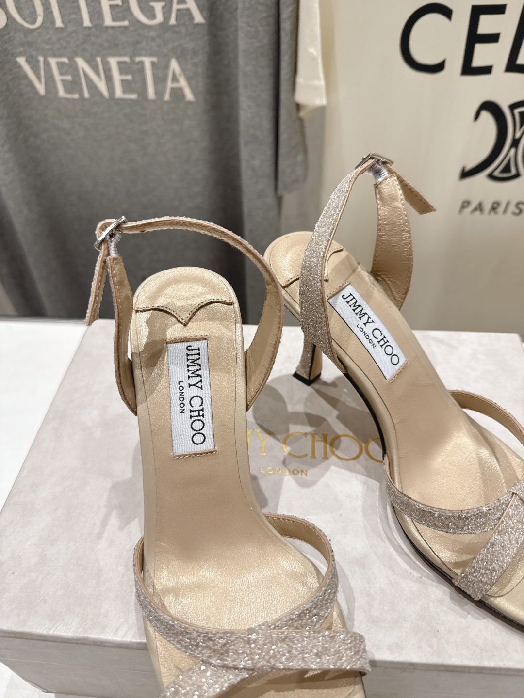 高版本出厂  JIMMY CHOO*｜JC/吉米周2026ss新款简约仙女风高跟鞋凉鞋原版套楦，完美的线