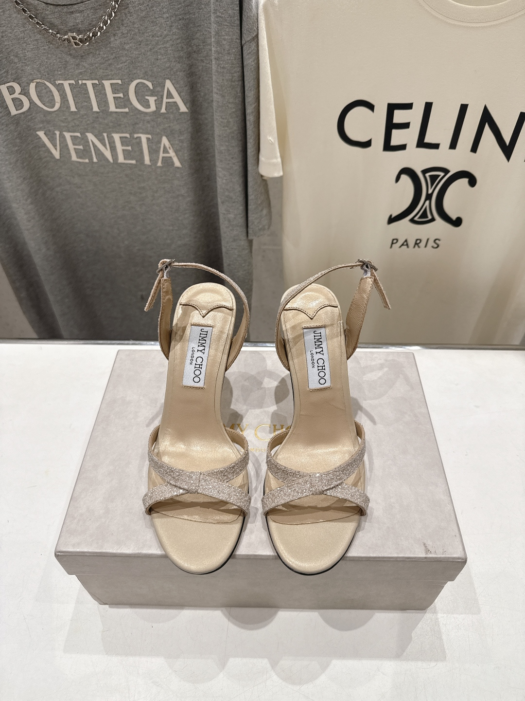 高版本出厂  JIMMY CHOO*｜JC/吉米周2026ss新款简约仙女风高跟鞋凉鞋原版套楦，完美的线
