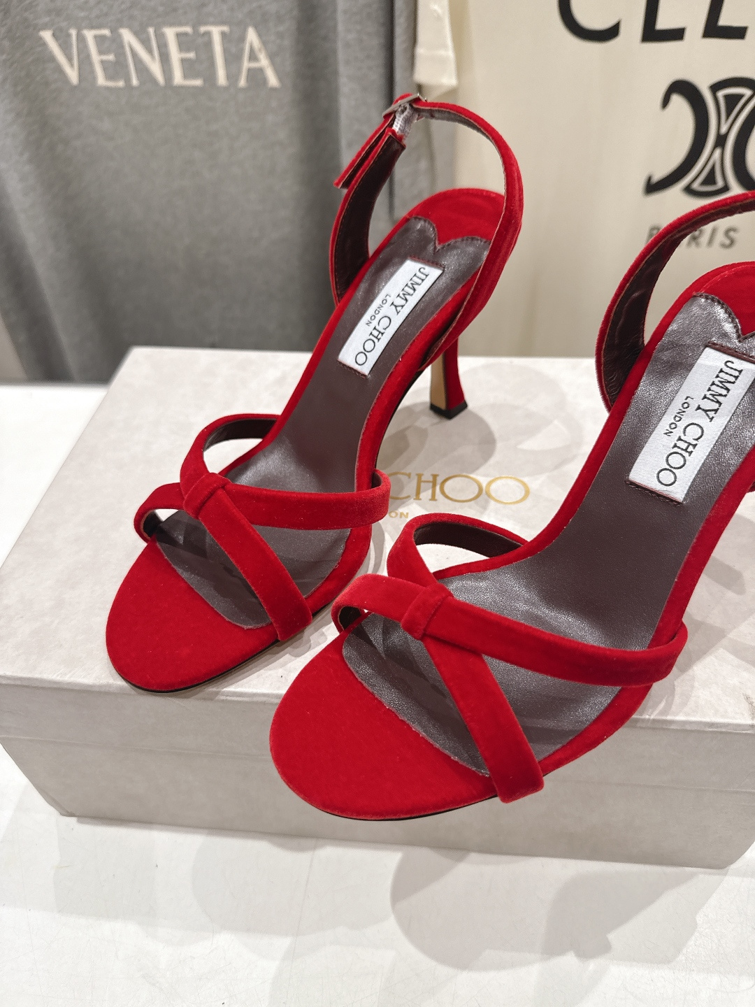 高版本出厂  JIMMY CHOO*｜JC/吉米周2026ss新款简约仙女风高跟鞋凉鞋原版套楦，完美的线