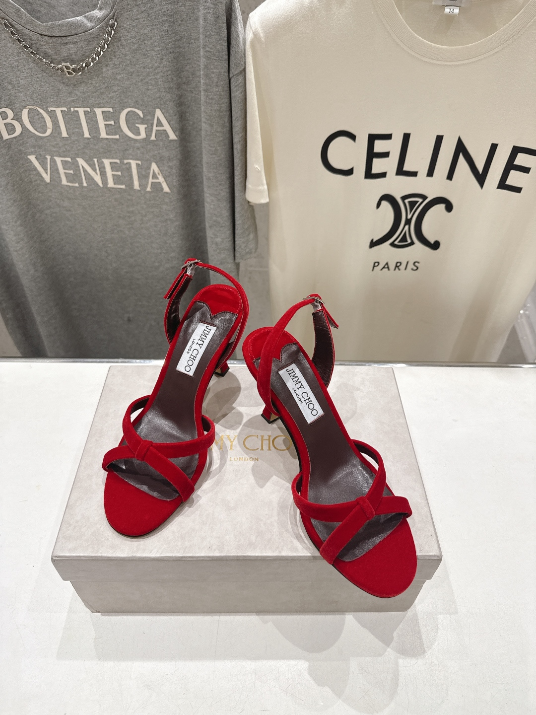 高版本出厂  JIMMY CHOO*｜JC/吉米周2026ss新款简约仙女风高跟鞋凉鞋原版套楦，完美的线
