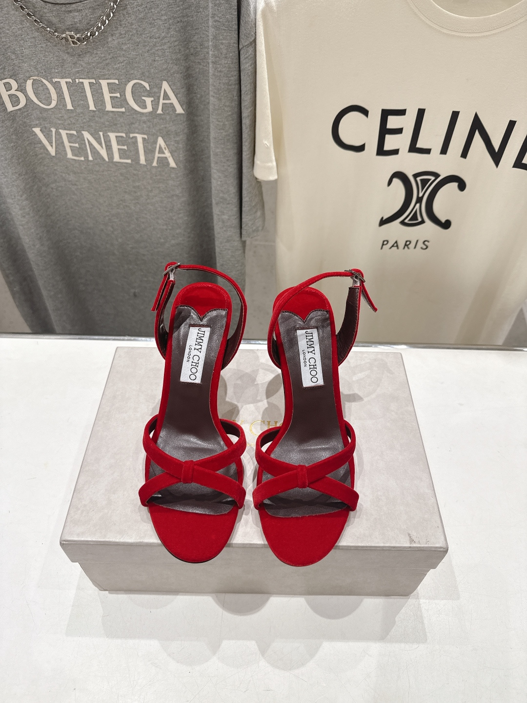 高版本出厂  JIMMY CHOO*｜JC/吉米周2026ss新款简约仙女风高跟鞋凉鞋原版套楦，完美的线