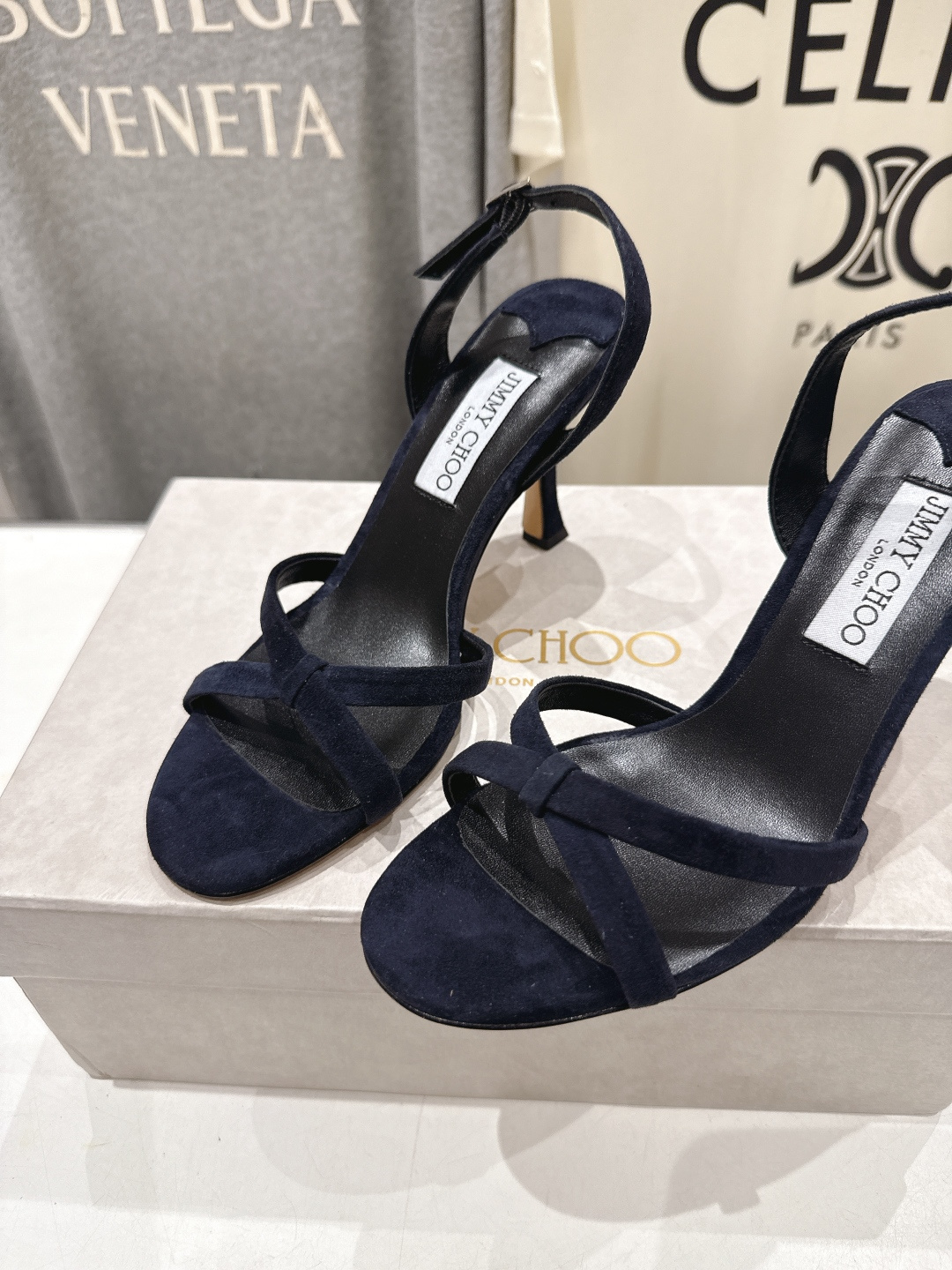 高版本出厂  JIMMY CHOO*｜JC/吉米周2026ss新款简约仙女风高跟鞋凉鞋原版套楦，完美的线