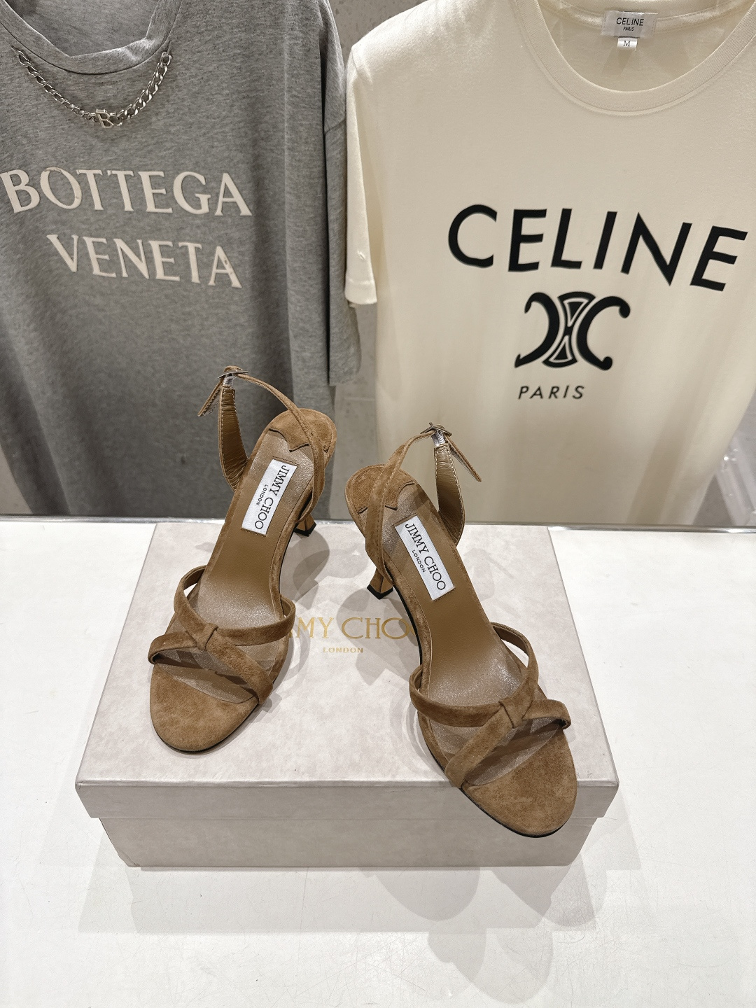 高版本出厂  JIMMY CHOO*｜JC/吉米周2026ss新款简约仙女风高跟鞋凉鞋原版套楦，完美的线