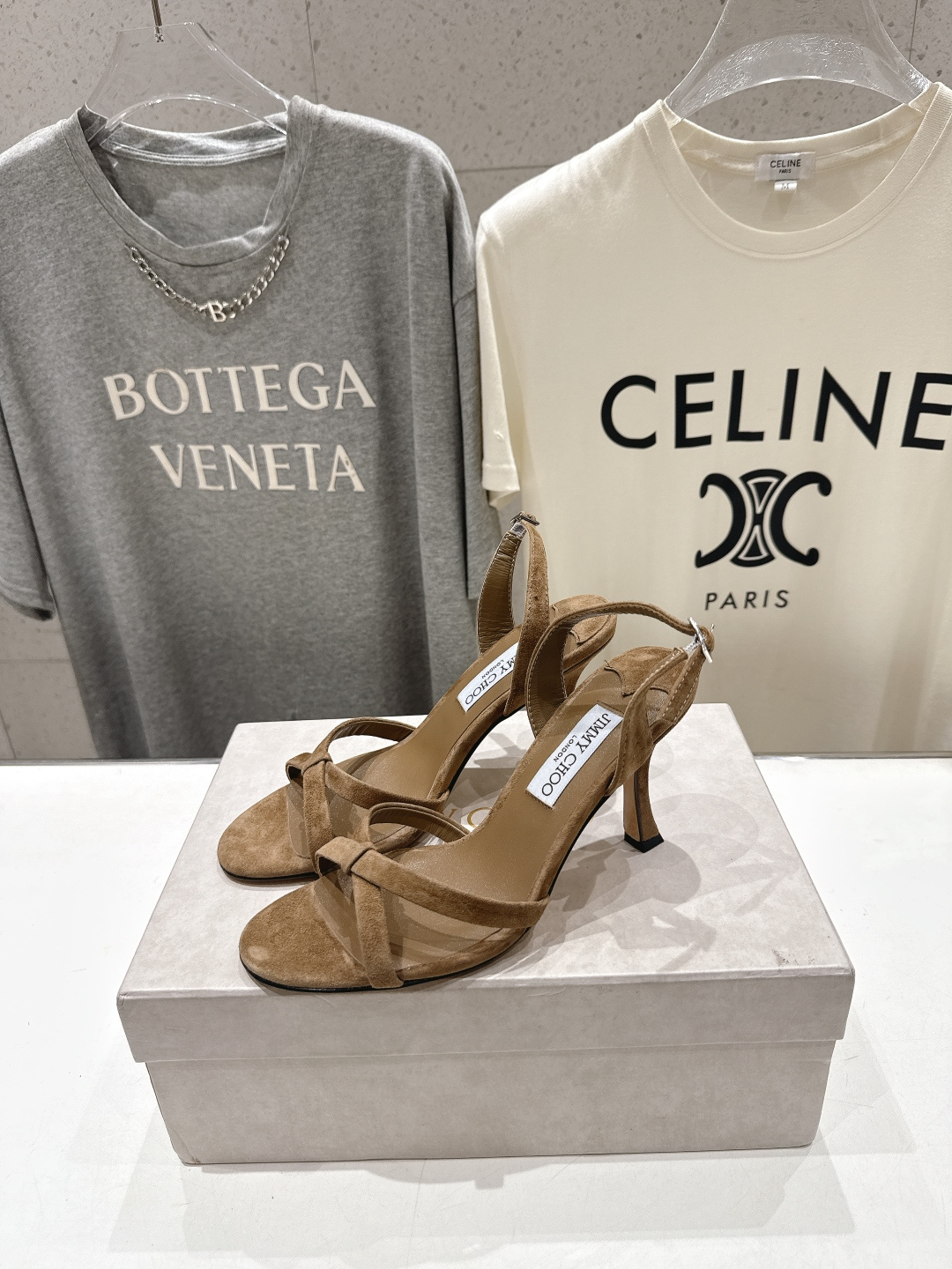 高版本出厂  JIMMY CHOO*｜JC/吉米周2026ss新款简约仙女风高跟鞋凉鞋原版套楦，完美的线