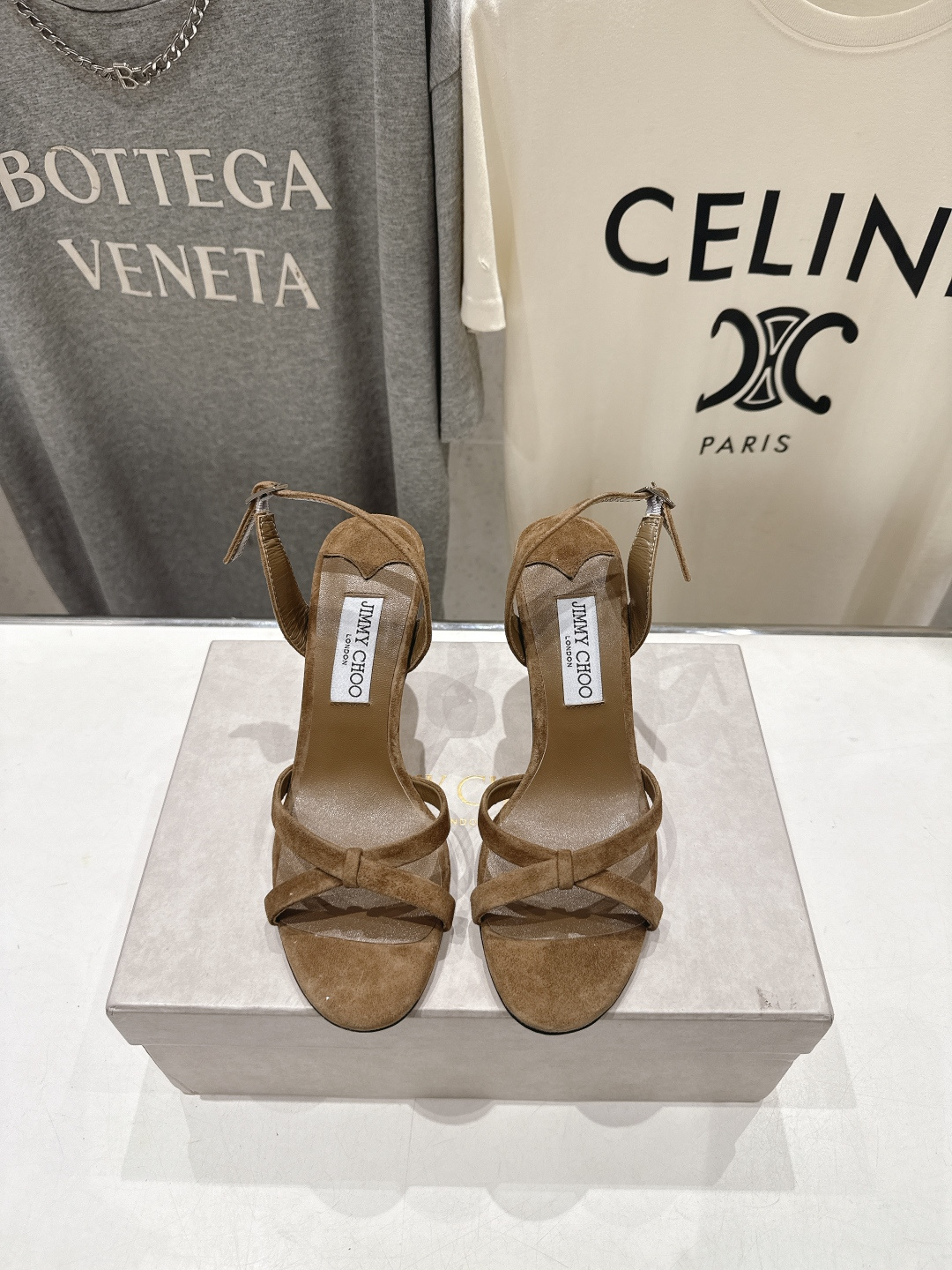 高版本出厂  JIMMY CHOO*｜JC/吉米周2026ss新款简约仙女风高跟鞋凉鞋原版套楦，完美的线