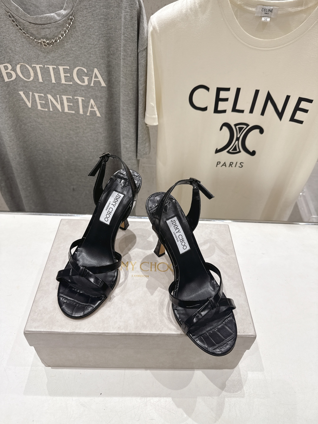 高版本出厂  JIMMY CHOO*｜JC/吉米周2026ss新款简约仙女风高跟鞋凉鞋原版套楦，完美的线