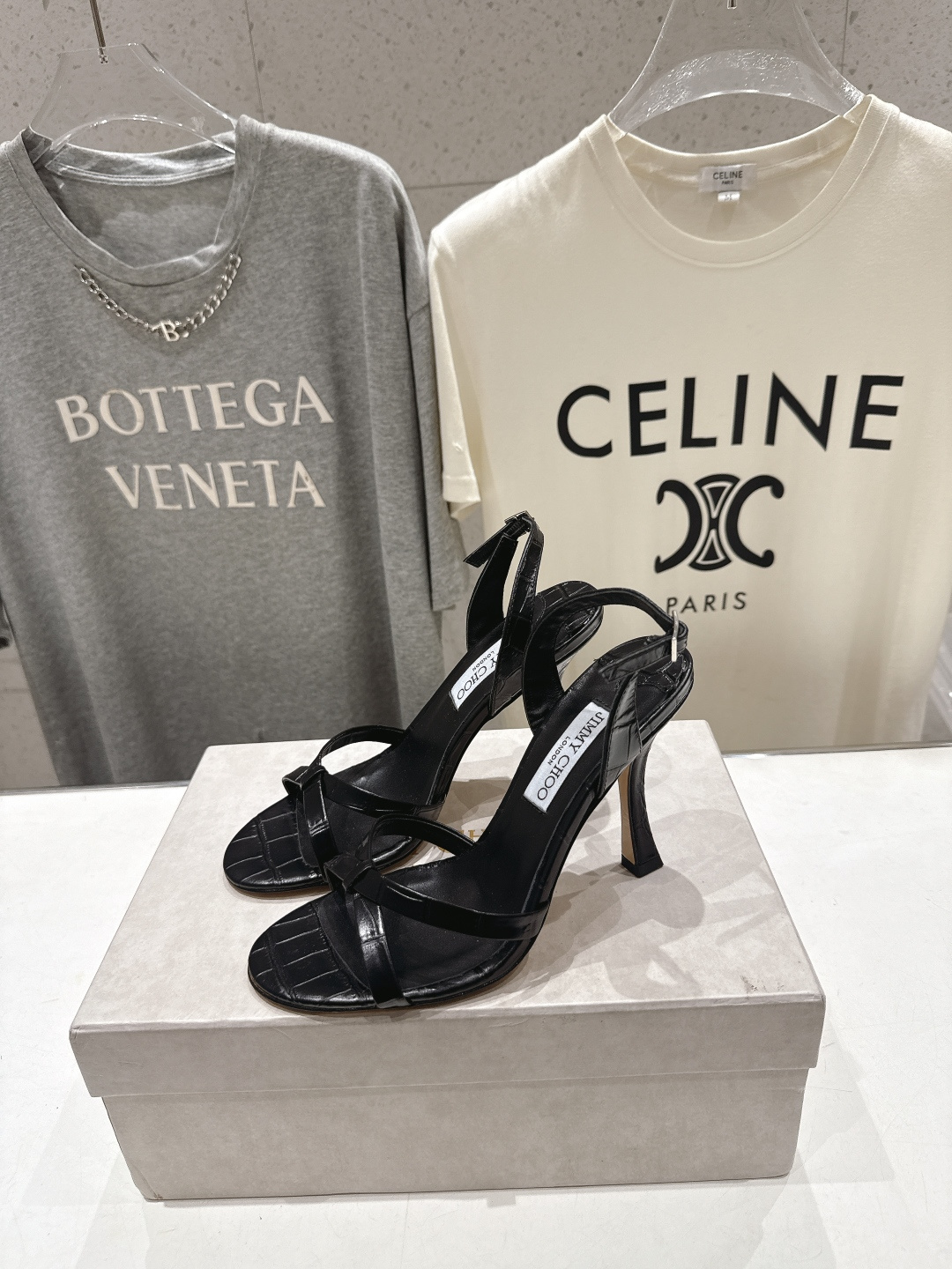 高版本出厂  JIMMY CHOO*｜JC/吉米周2026ss新款简约仙女风高跟鞋凉鞋原版套楦，完美的线