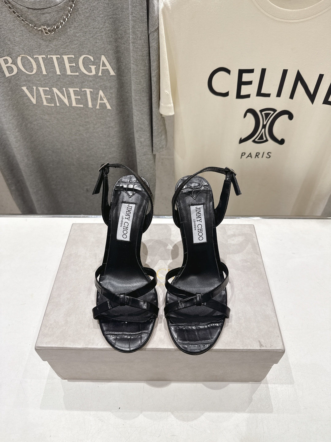 高版本出厂  JIMMY CHOO*｜JC/吉米周2026ss新款简约仙女风高跟鞋凉鞋原版套楦，完美的线