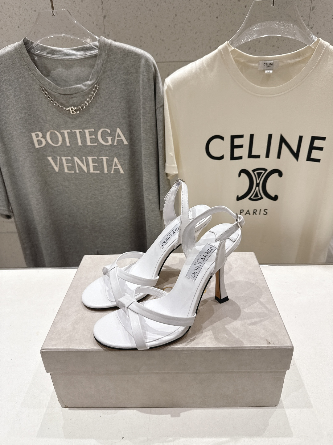 高版本出厂  JIMMY CHOO*｜JC/吉米周2026ss新款简约仙女风高跟鞋凉鞋原版套楦，完美的线
