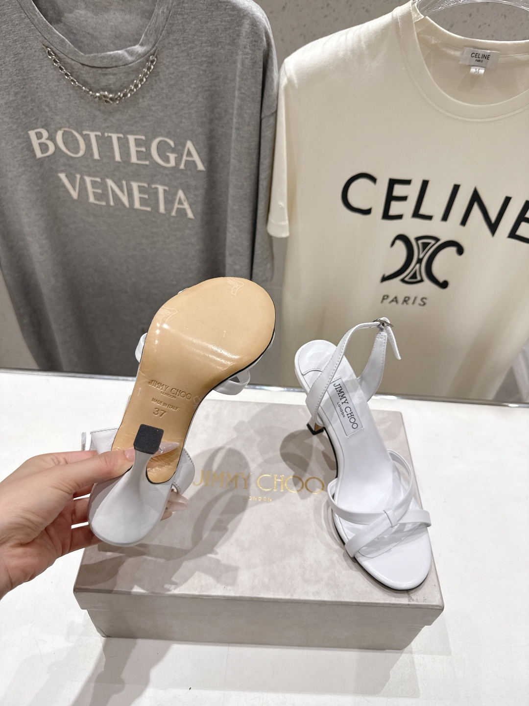 高版本出厂  JIMMY CHOO*｜JC/吉米周2026ss新款简约仙女风高跟鞋凉鞋原版套楦，完美的线