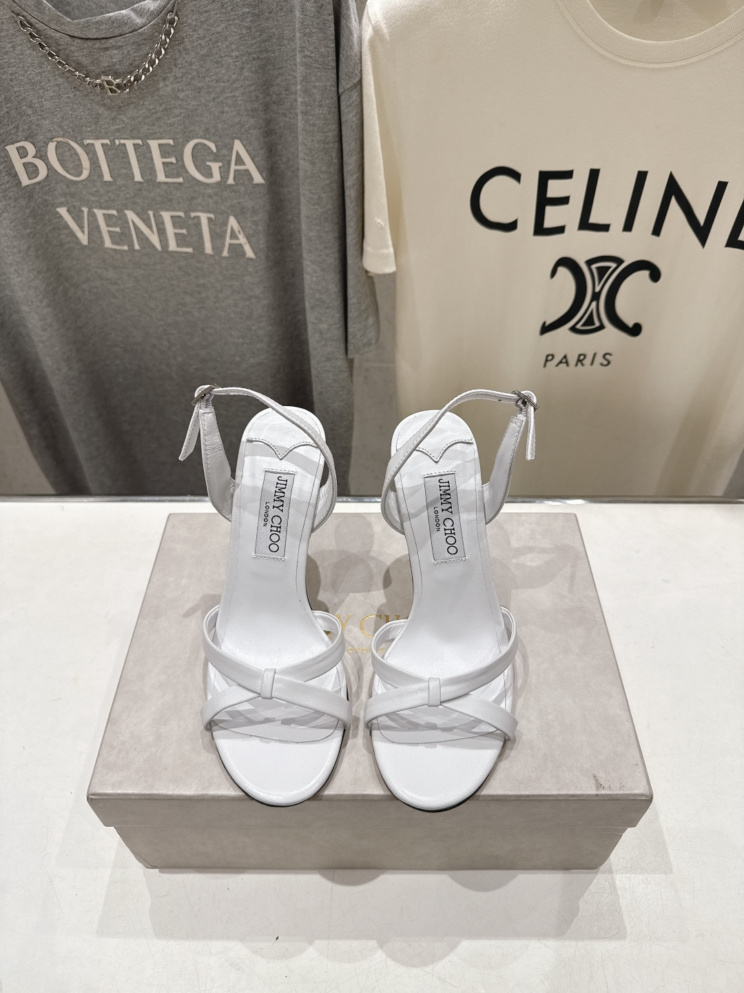 高版本出厂  JIMMY CHOO*｜JC/吉米周2026ss新款简约仙女风高跟鞋凉鞋原版套楦，完美的线