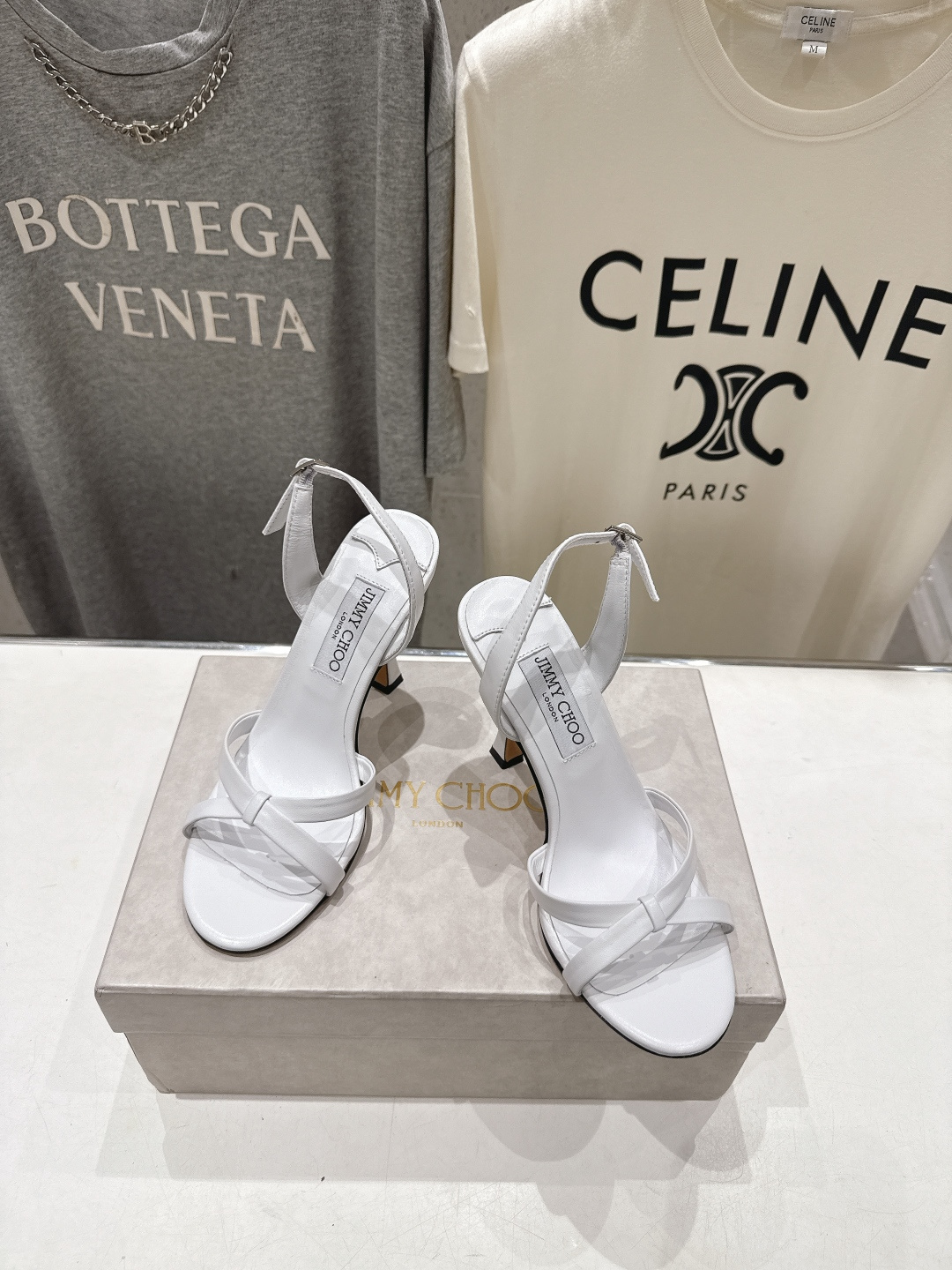 高版本出厂  JIMMY CHOO*｜JC/吉米周2026ss新款简约仙女风高跟鞋凉鞋原版套楦，完美的线