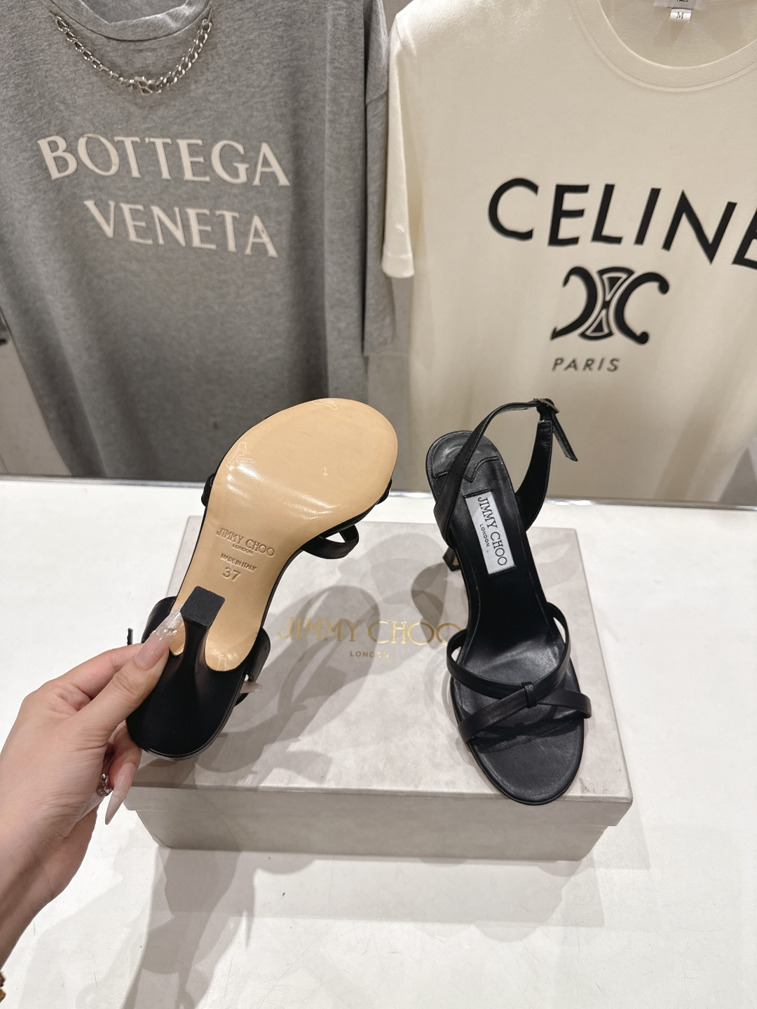 高版本出厂  JIMMY CHOO*｜JC/吉米周2026ss新款简约仙女风高跟鞋凉鞋原版套楦，完美的线