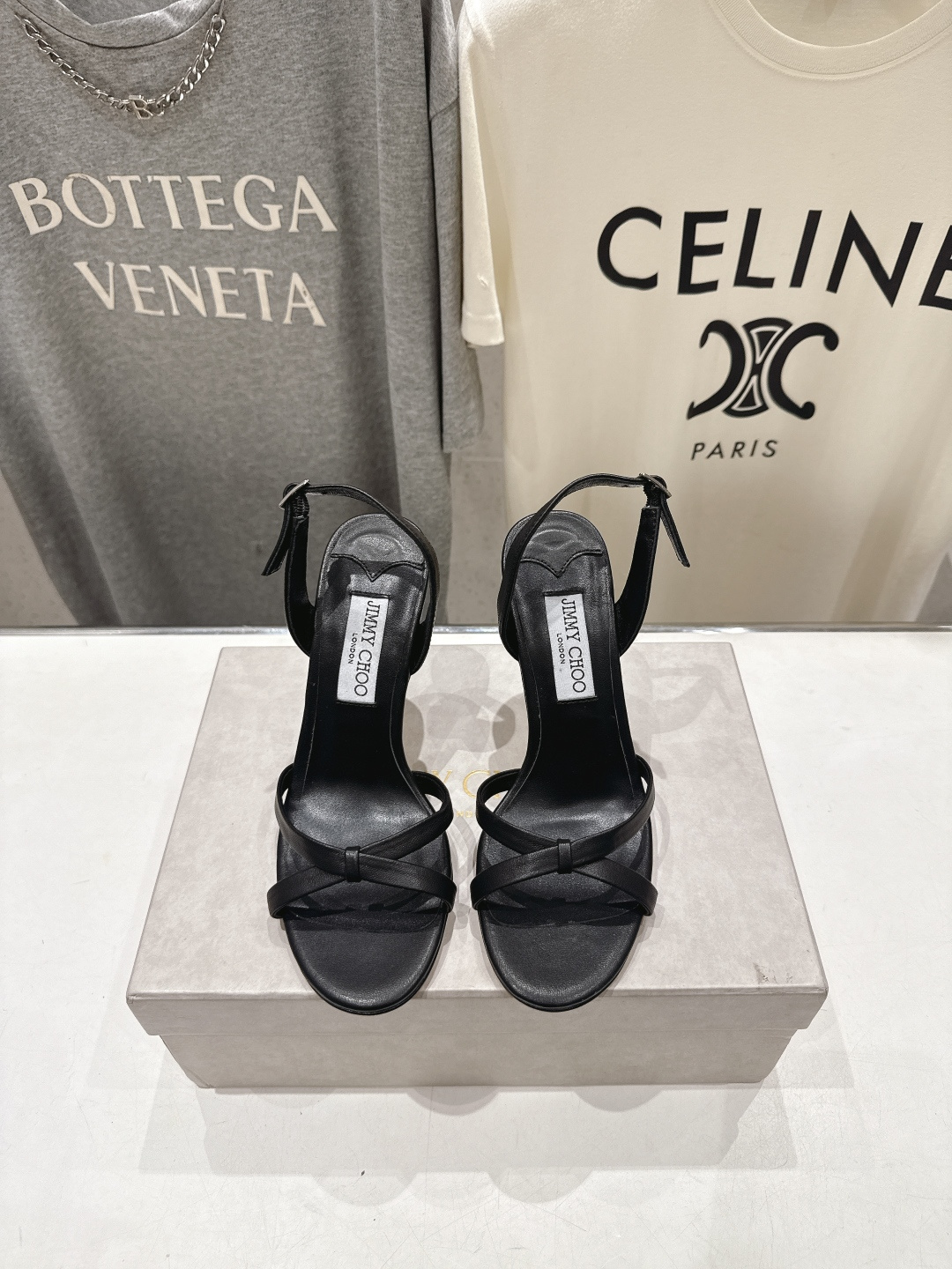 高版本出厂  JIMMY CHOO*｜JC/吉米周2026ss新款简约仙女风高跟鞋凉鞋原版套楦，完美的线