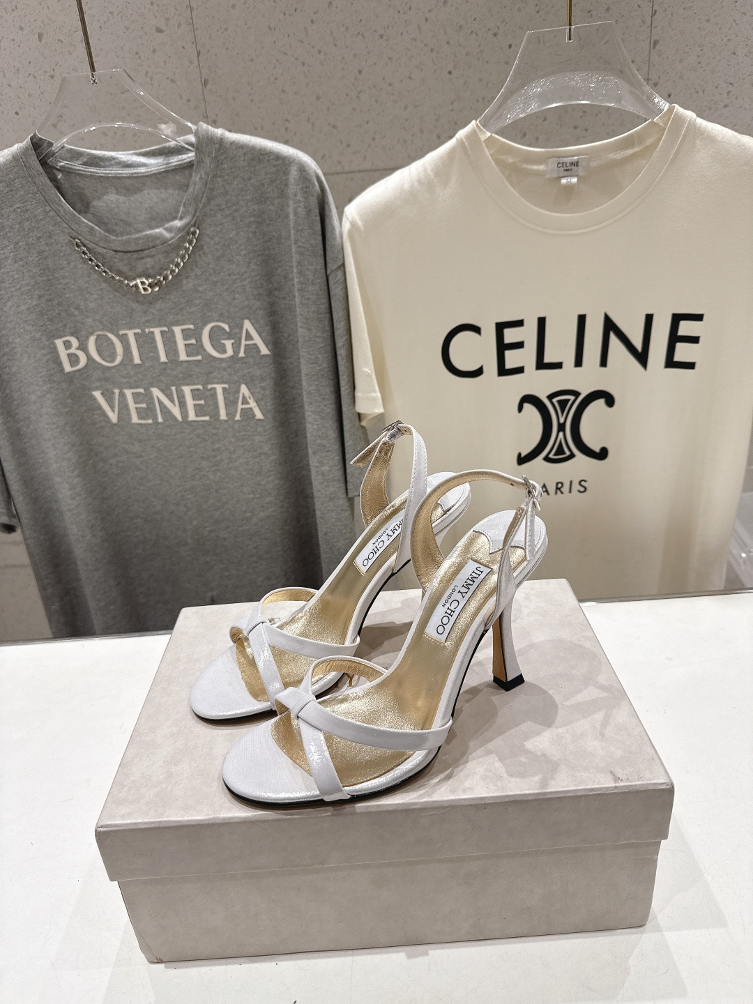 高版本出厂  JIMMY CHOO*｜JC/吉米周2026ss新款简约仙女风高跟鞋凉鞋原版套楦，完美的线