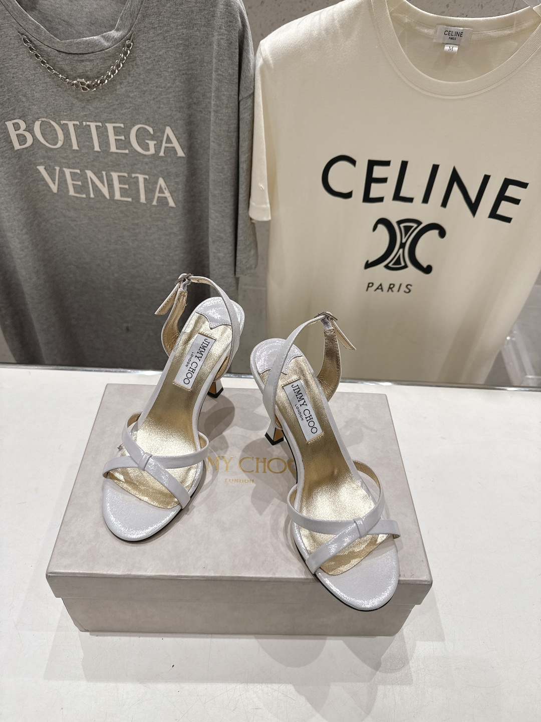 高版本出厂  JIMMY CHOO*｜JC/吉米周2026ss新款简约仙女风高跟鞋凉鞋原版套楦，完美的线