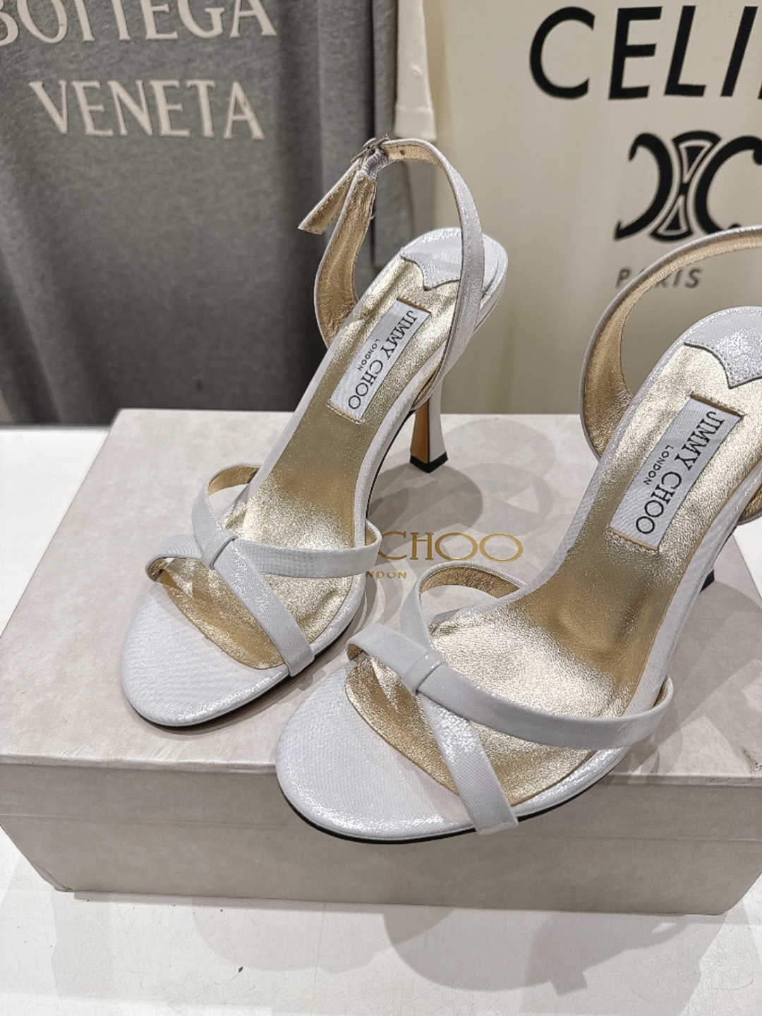 高版本出厂  JIMMY CHOO*｜JC/吉米周2026ss新款简约仙女风高跟鞋凉鞋原版套楦，完美的线
