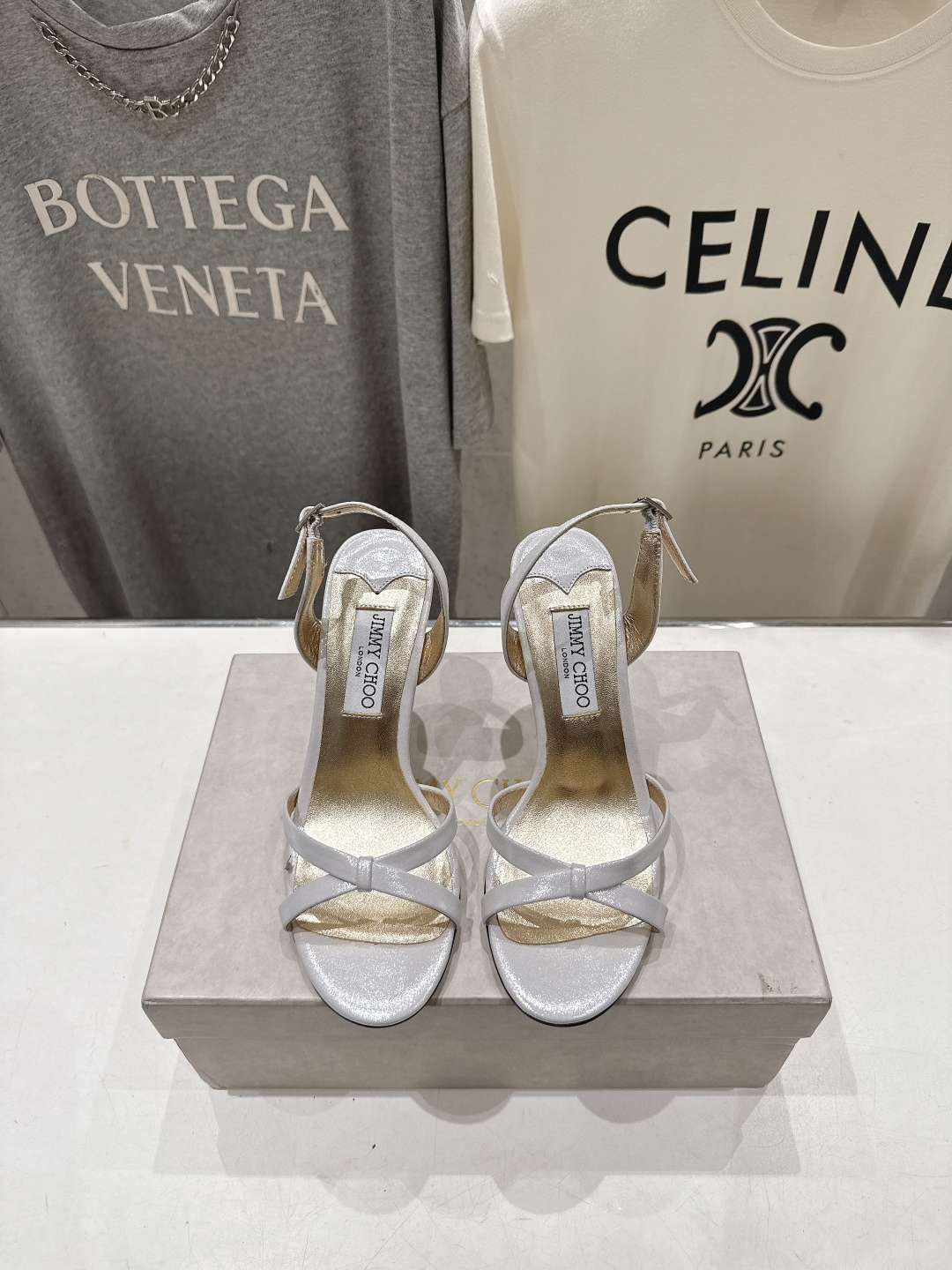 高版本出厂  JIMMY CHOO*｜JC/吉米周2026ss新款简约仙女风高跟鞋凉鞋原版套楦，完美的线