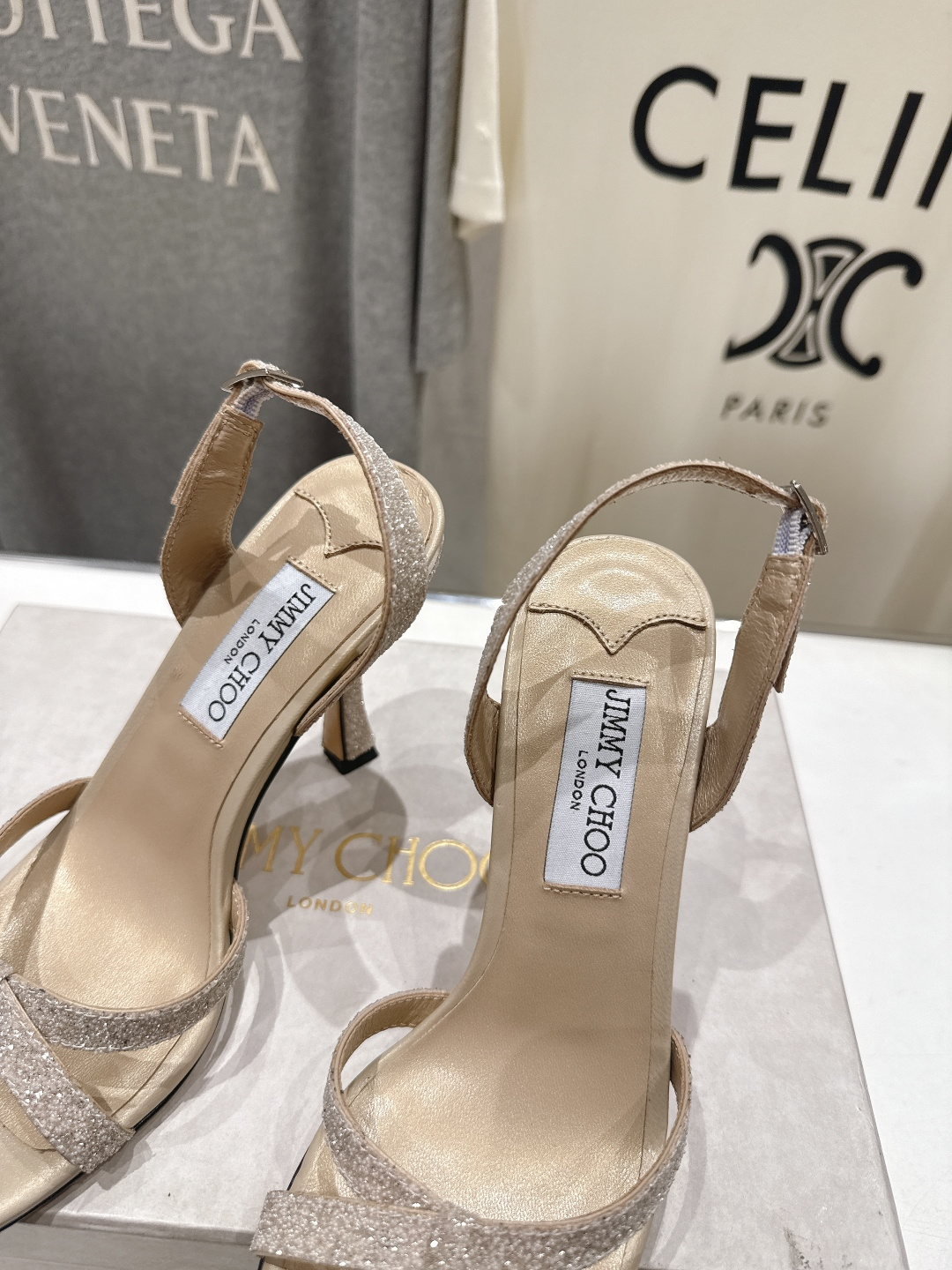 高版本出厂  JIMMY CHOO*｜JC/吉米周2026ss新款简约仙女风高跟鞋凉鞋原版套楦，完美的线