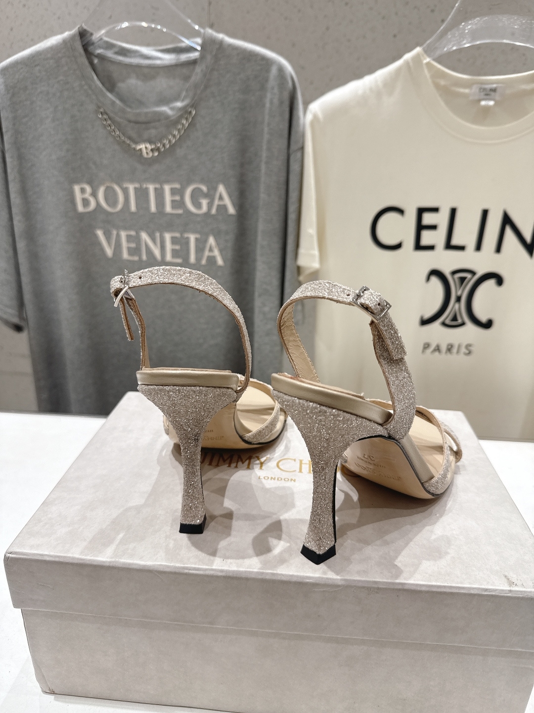 高版本出厂  JIMMY CHOO*｜JC/吉米周2026ss新款简约仙女风高跟鞋凉鞋原版套楦，完美的线