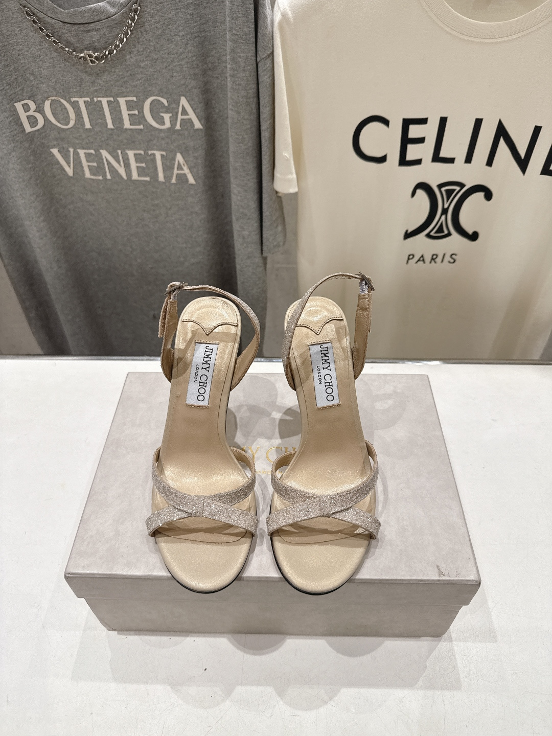 高版本出厂  JIMMY CHOO*｜JC/吉米周2026ss新款简约仙女风高跟鞋凉鞋原版套楦，完美的线