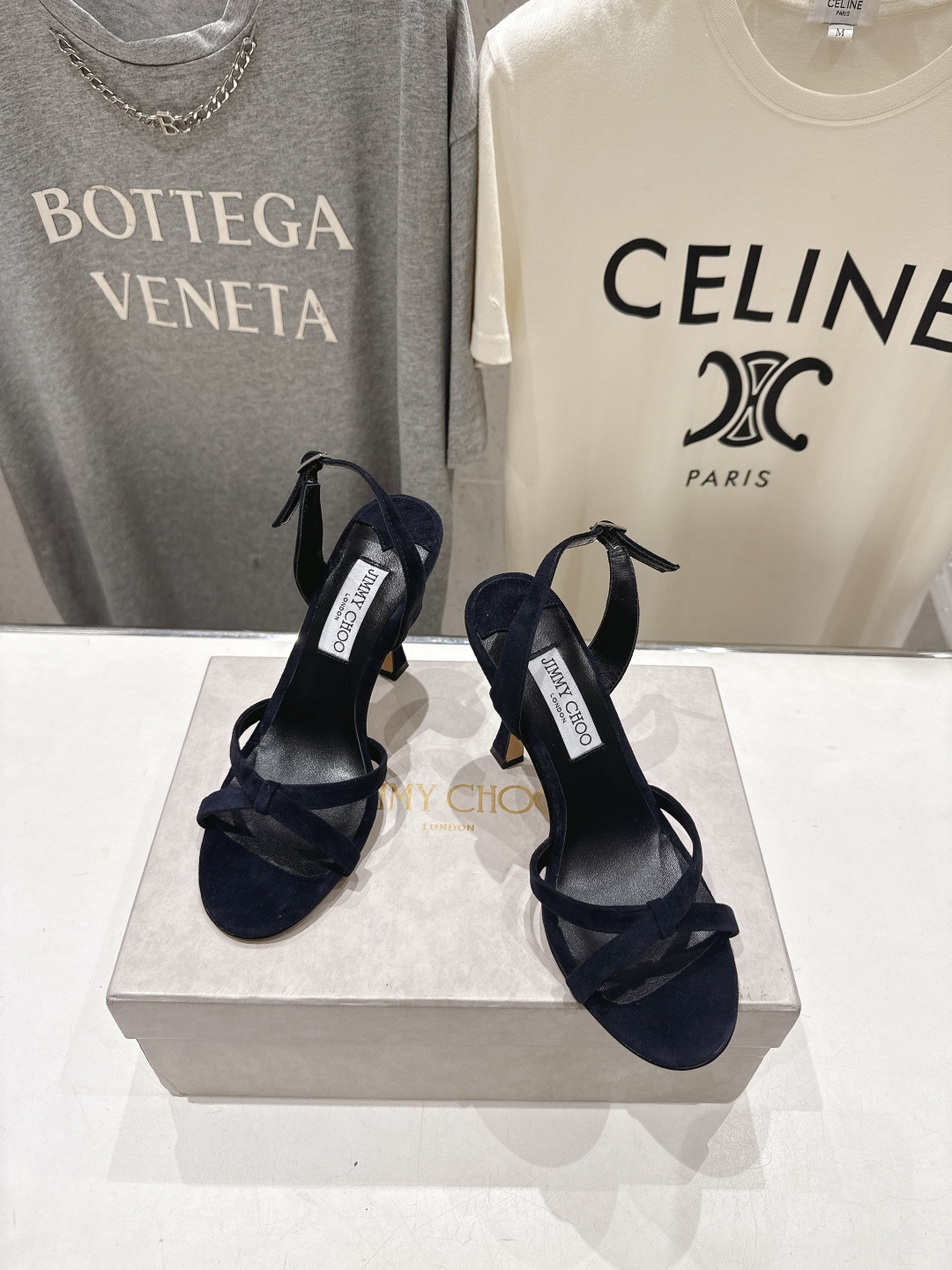高版本出厂  JIMMY CHOO*｜JC/吉米周2026ss新款简约仙女风高跟鞋凉鞋原版套楦，完美的线
