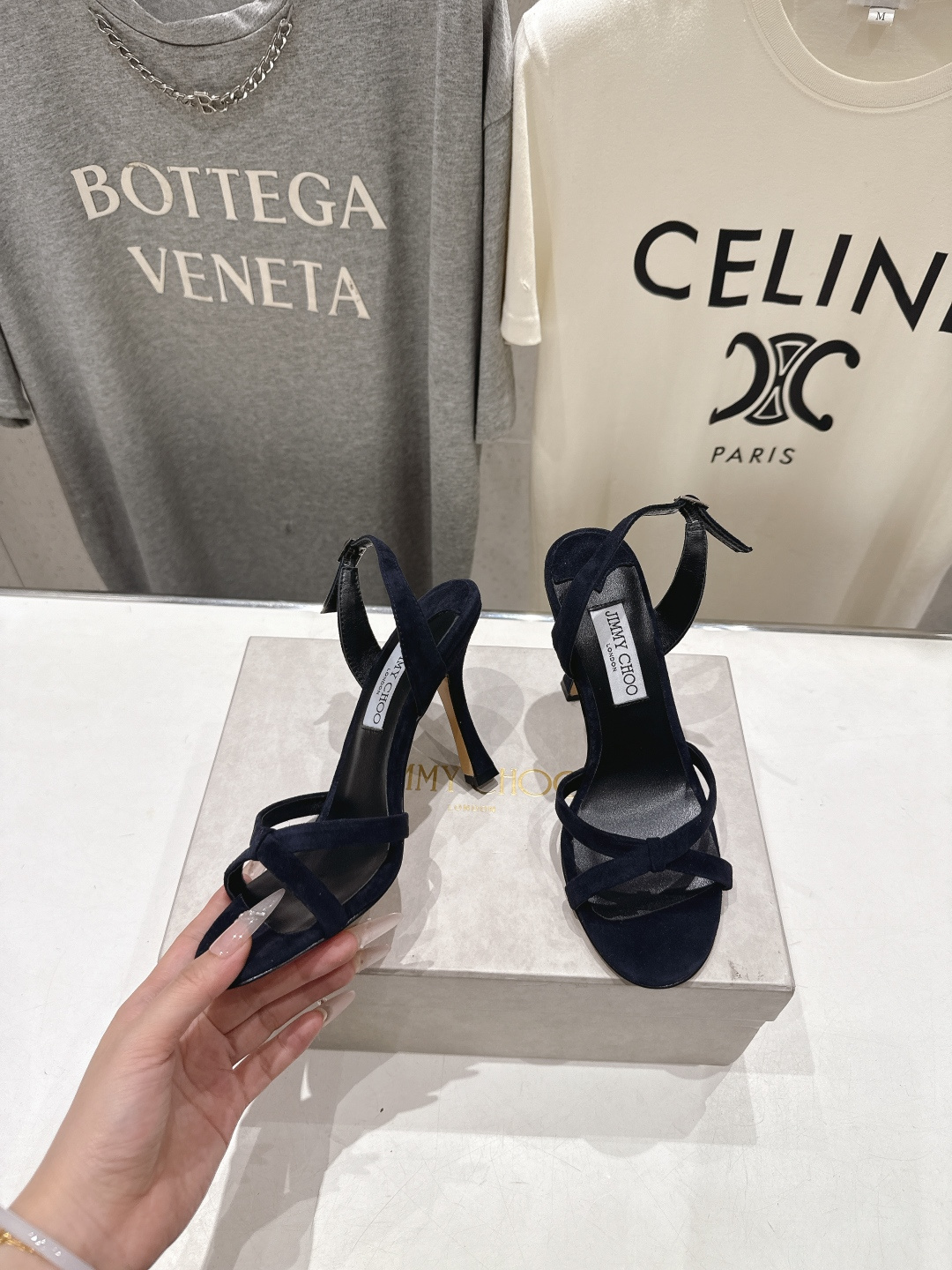 高版本出厂  JIMMY CHOO*｜JC/吉米周2026ss新款简约仙女风高跟鞋凉鞋原版套楦，完美的线