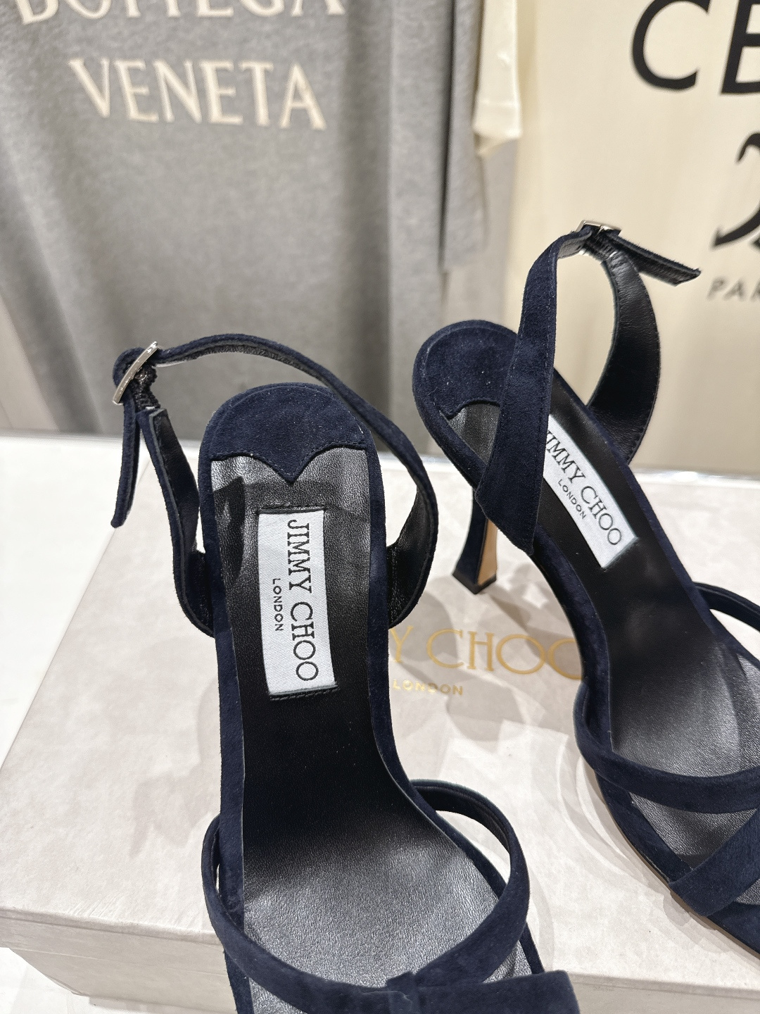 高版本出厂  JIMMY CHOO*｜JC/吉米周2026ss新款简约仙女风高跟鞋凉鞋原版套楦，完美的线