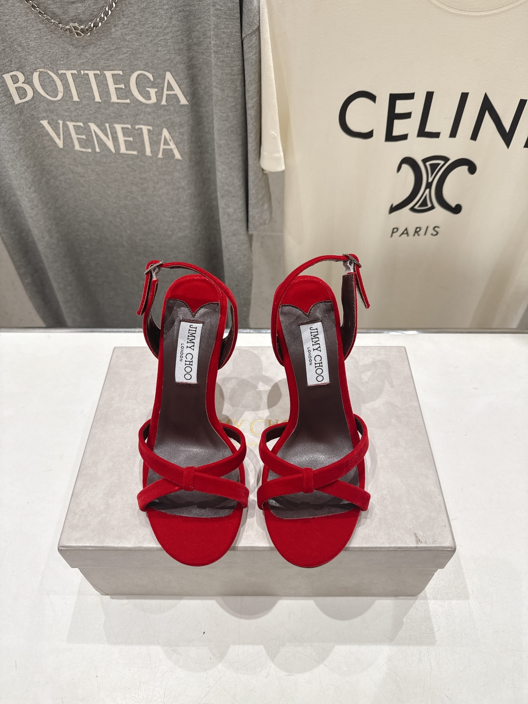 高版本出厂  JIMMY CHOO*｜JC/吉米周2026ss新款简约仙女风高跟鞋凉鞋原版套楦，完美的线