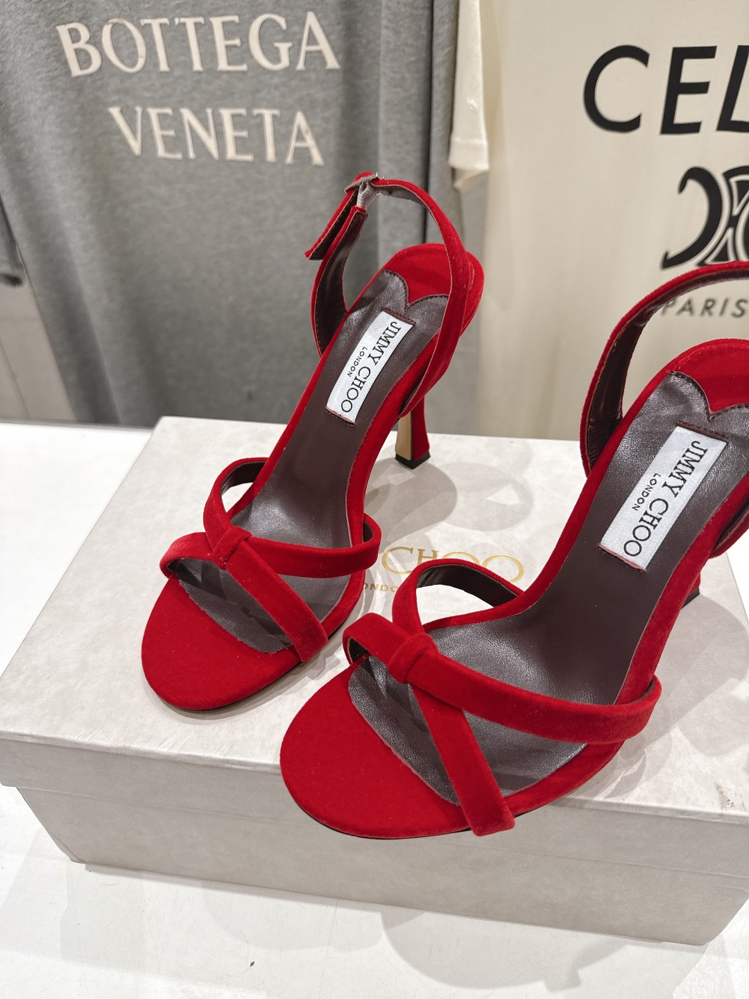高版本出厂  JIMMY CHOO*｜JC/吉米周2026ss新款简约仙女风高跟鞋凉鞋原版套楦，完美的线