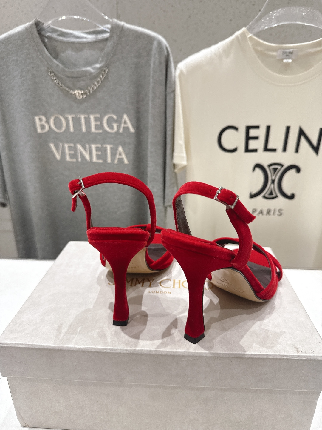 高版本出厂  JIMMY CHOO*｜JC/吉米周2026ss新款简约仙女风高跟鞋凉鞋原版套楦，完美的线