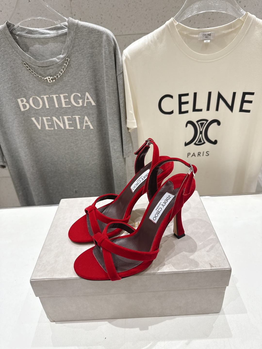 高版本出厂  JIMMY CHOO*｜JC/吉米周2026ss新款简约仙女风高跟鞋凉鞋原版套楦，完美的线